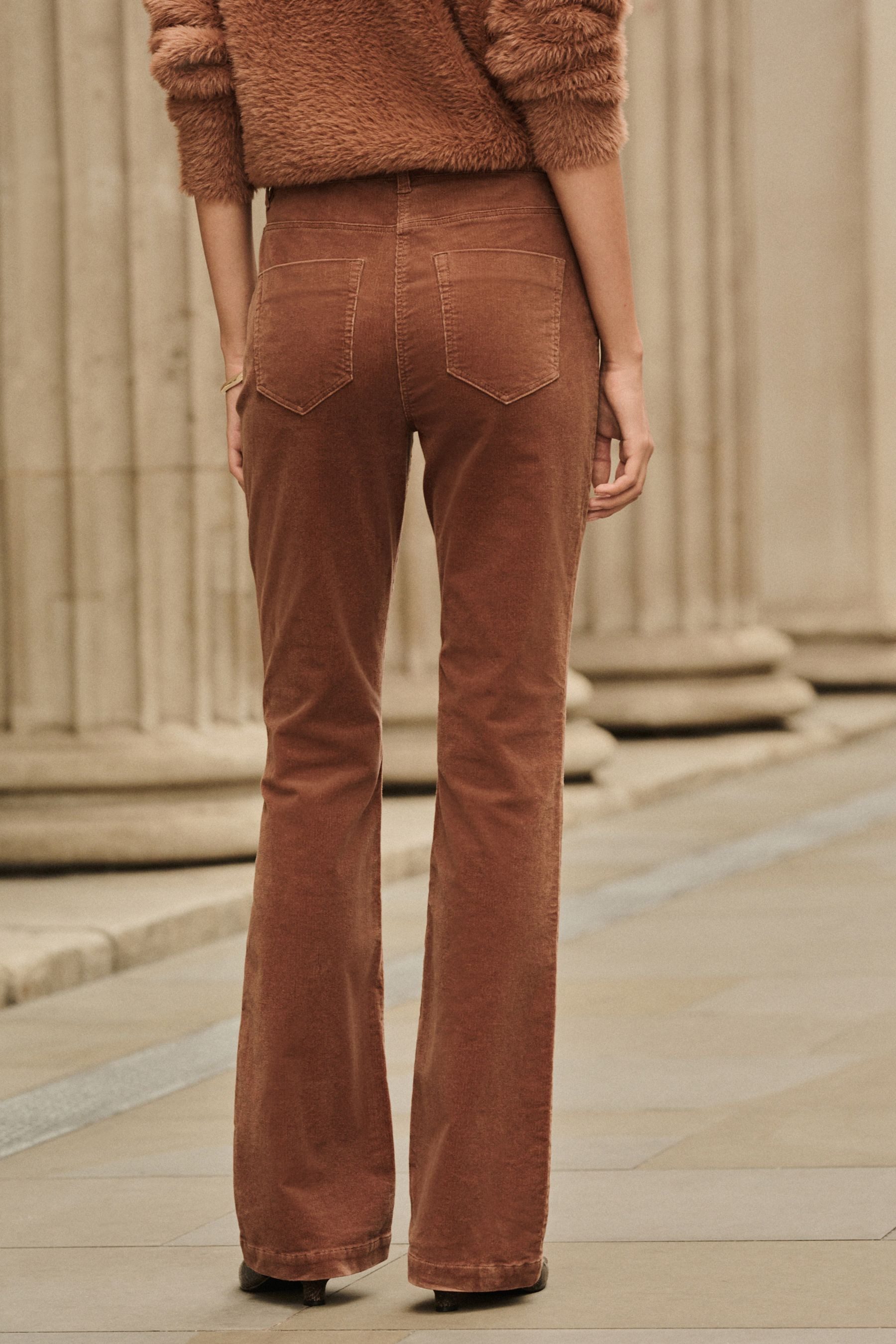 Next Bootcuthose Bootcut-Hose aus Cord (1-tlg) günstig online kaufen