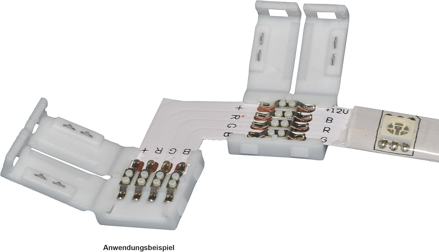 X4-Life LED Stripe LED Streifen Verbinder Set 6-tlg mit Eckverbinder günstig online kaufen