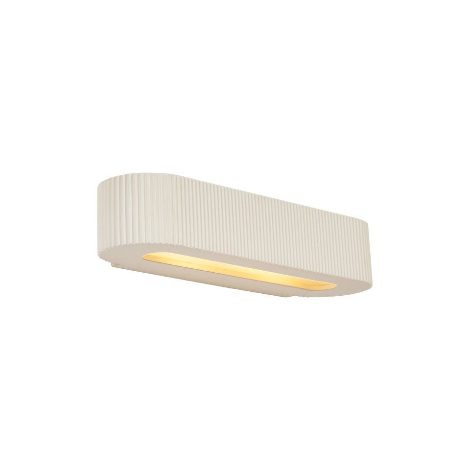 Qazqa Wandleuchte Plaster, ohne Leuchtmittel, Extra-Warmweiß, QAZQA Wand­leuchte, e14, Beige, Gips, Skandinavisch