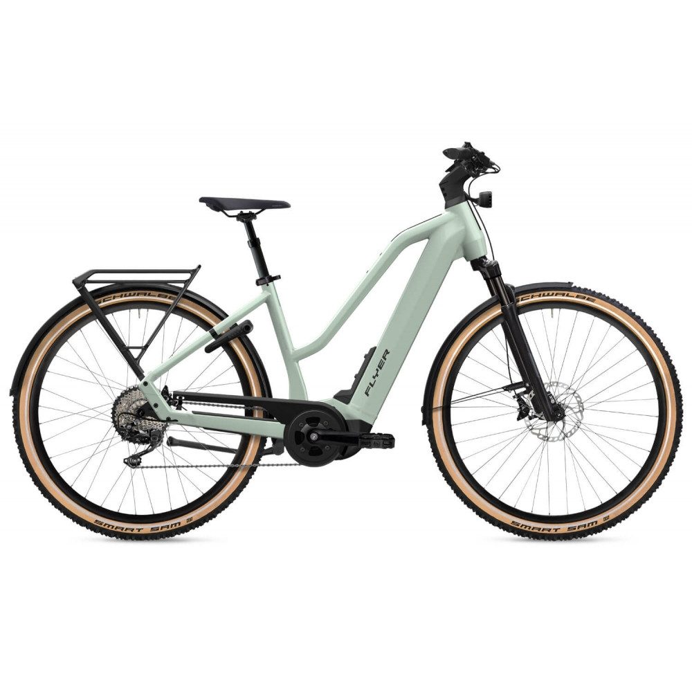 FLYER E-Bike Upstreet 7.12 XC Mixed E-Bike 630 Wh Mercury Red Gloss - S=43cm, 29