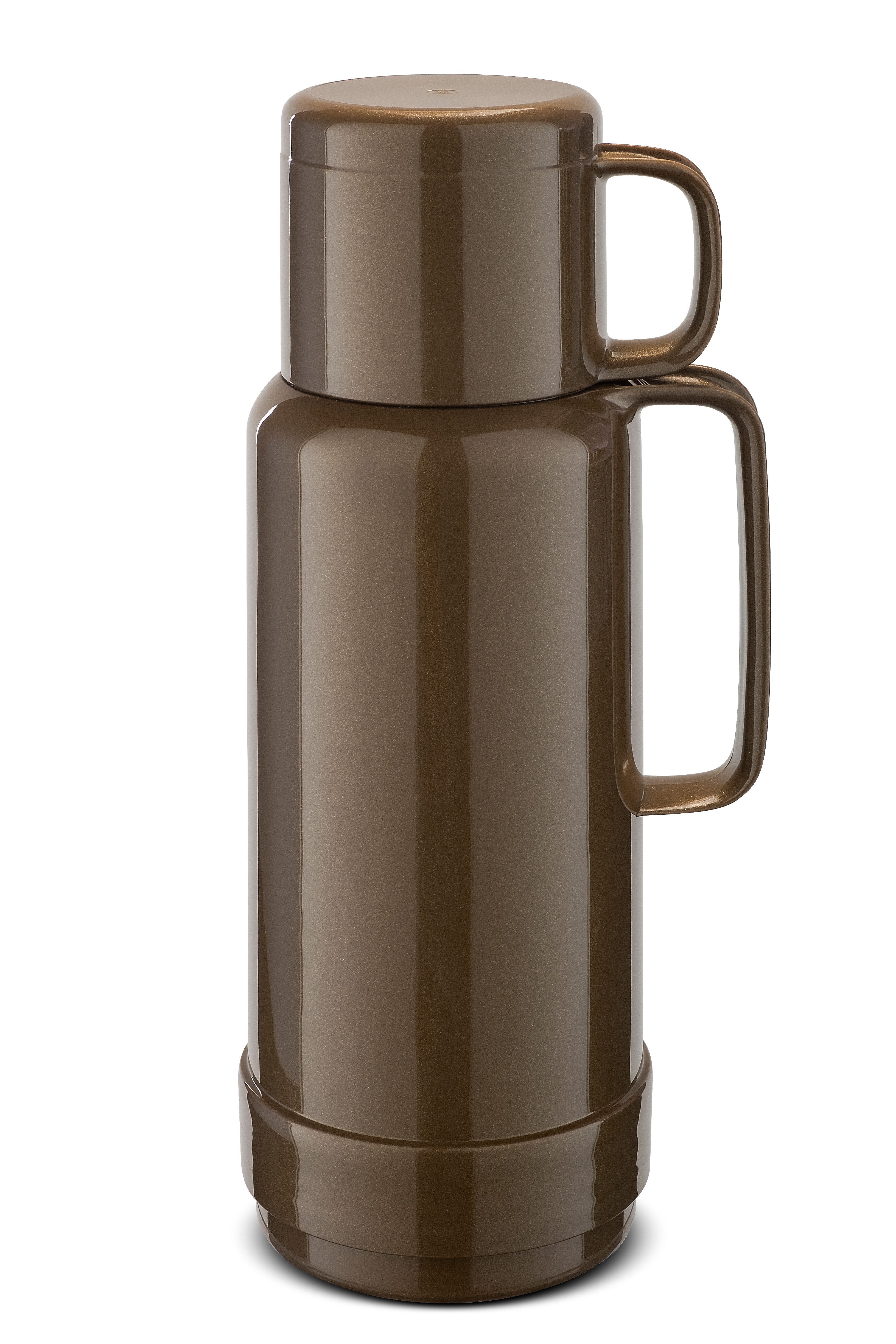 ROTPUNKT Isolierkanne Premium Thermoflasche 0,75 Liter I Glaseinsatz I voller Geschmack 80, 0.75 l, Glaskolben aus doppelwandigem Rosalin-Glas, Thermokanne, Warmhaltekannen