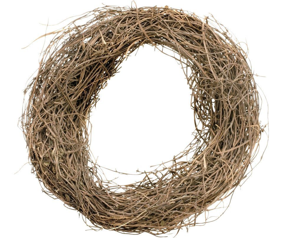 Glorex Bastelnaturmaterial Glorex Rebkranz fein natur 25 cm