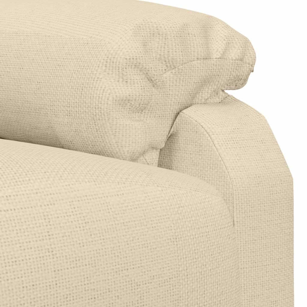 furnicato TV-Relaxsessel Sessel Stoff Creme