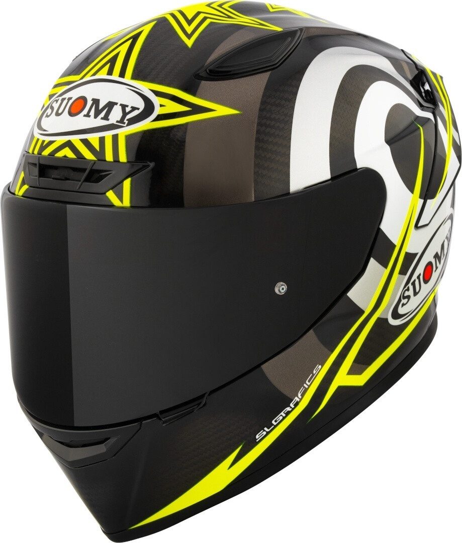 Suomy Motorradhelm TX-Pro Neil Hodgson Replica Helm, Notfallsystem-Polsterung (EQRS)
