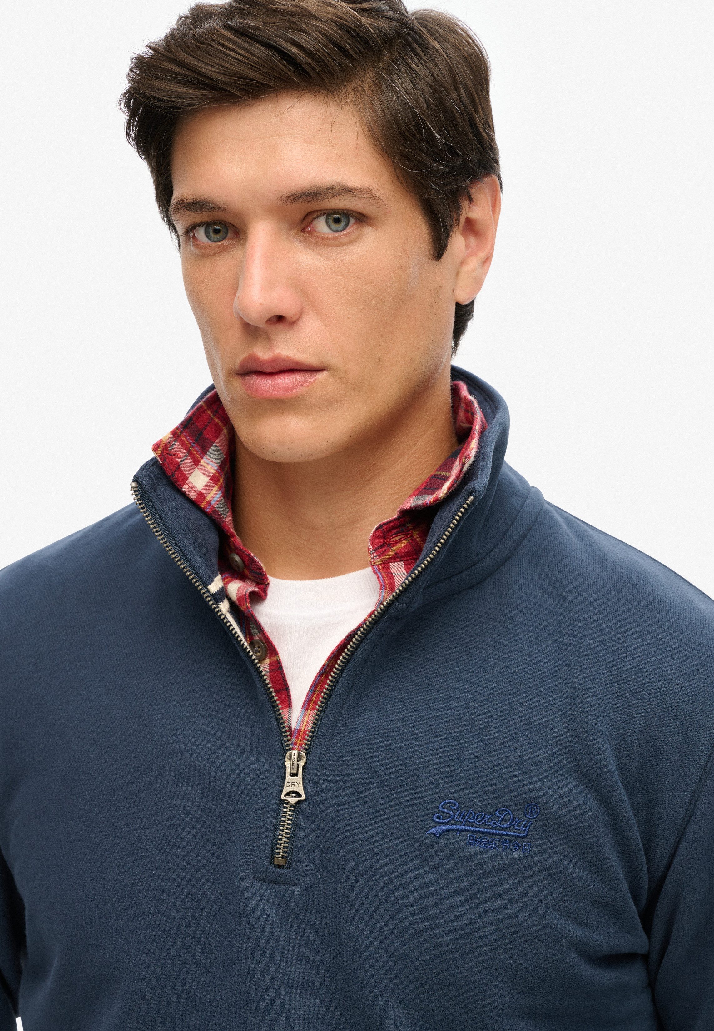 Superdry Sweatshirt ESSENTIAL LOGO HENLEY günstig online kaufen