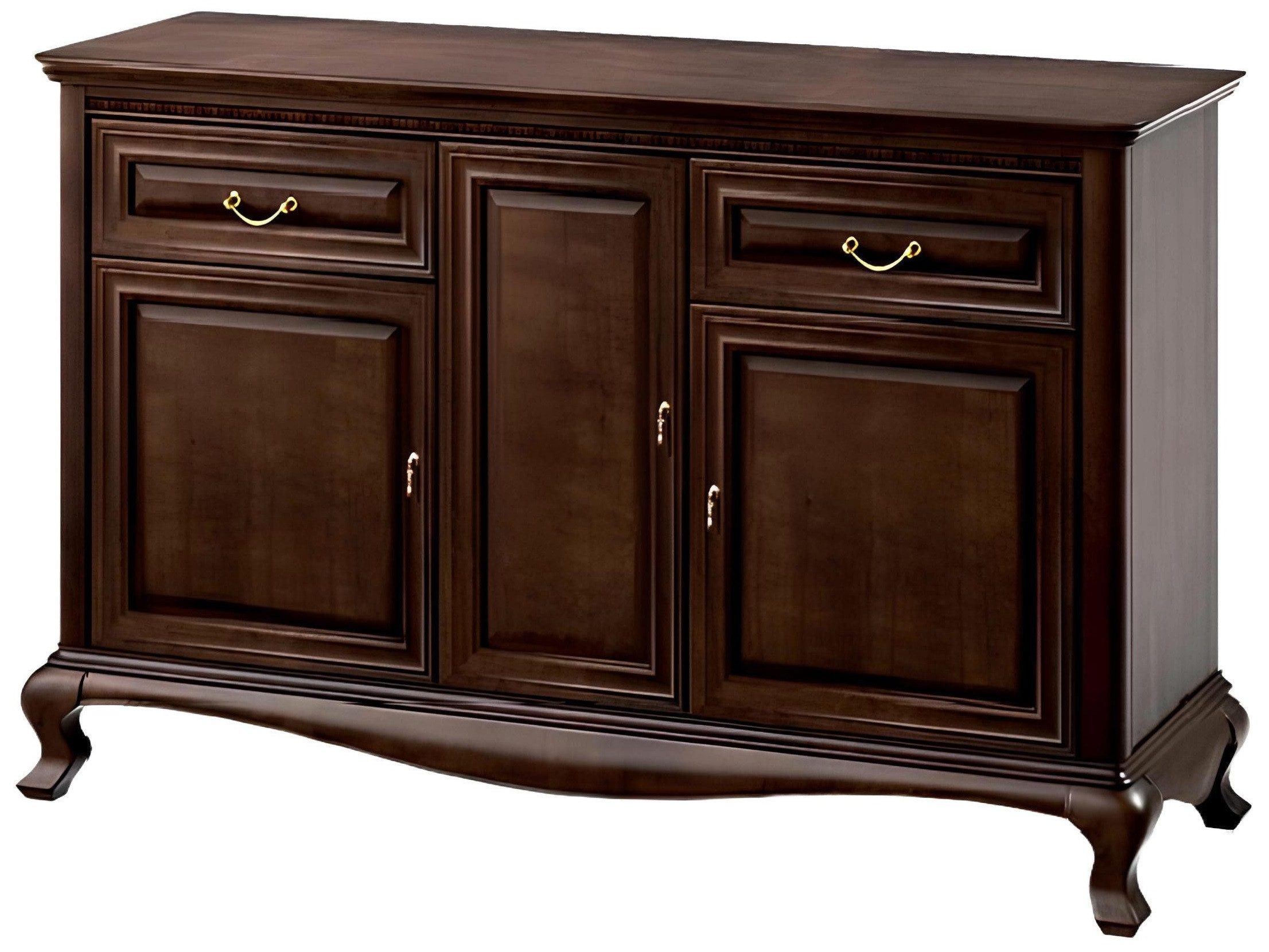 Xlmoebel Kombikommode Klassische Kommode V-K3M aus hochwertigem Echtholz mit Stauraum (1 St., Klassische Kommode Kommoden Kommodenschrank - Model V-K3M), Hergestellt in Europa