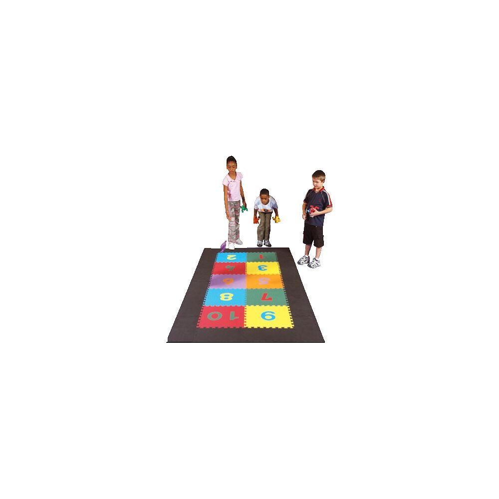 Spordas Kinderteppich Spielteppich Zahlen, Matte frei kombinierbar