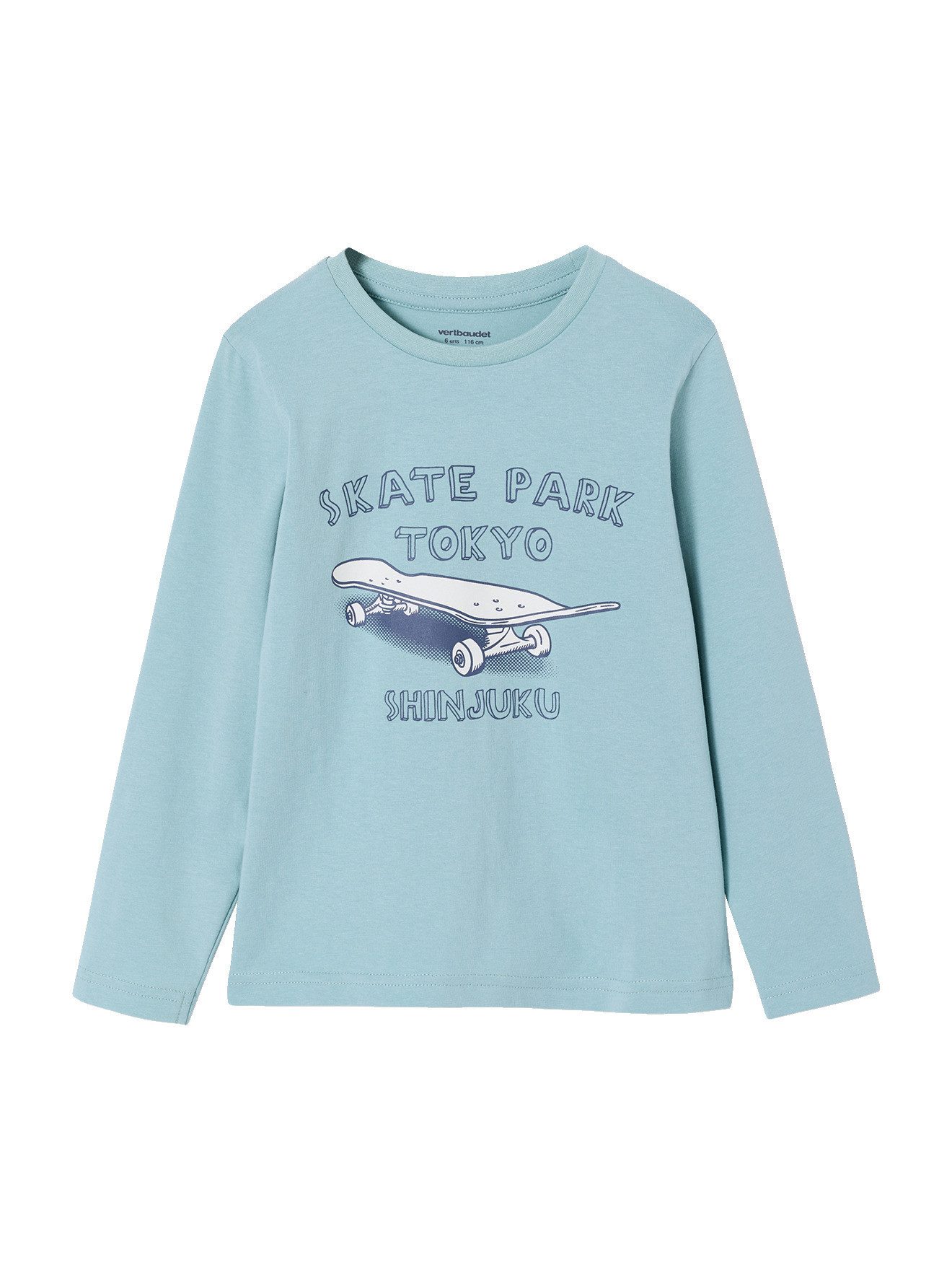 Langarmshirt Jungen Shirt mit Print BASIC