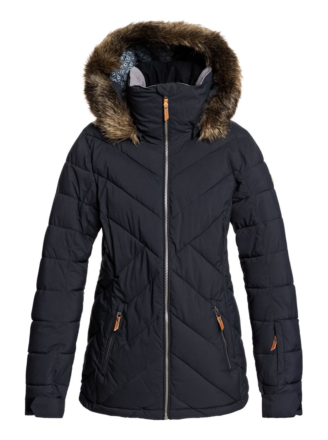 roxy skijacke damen grau