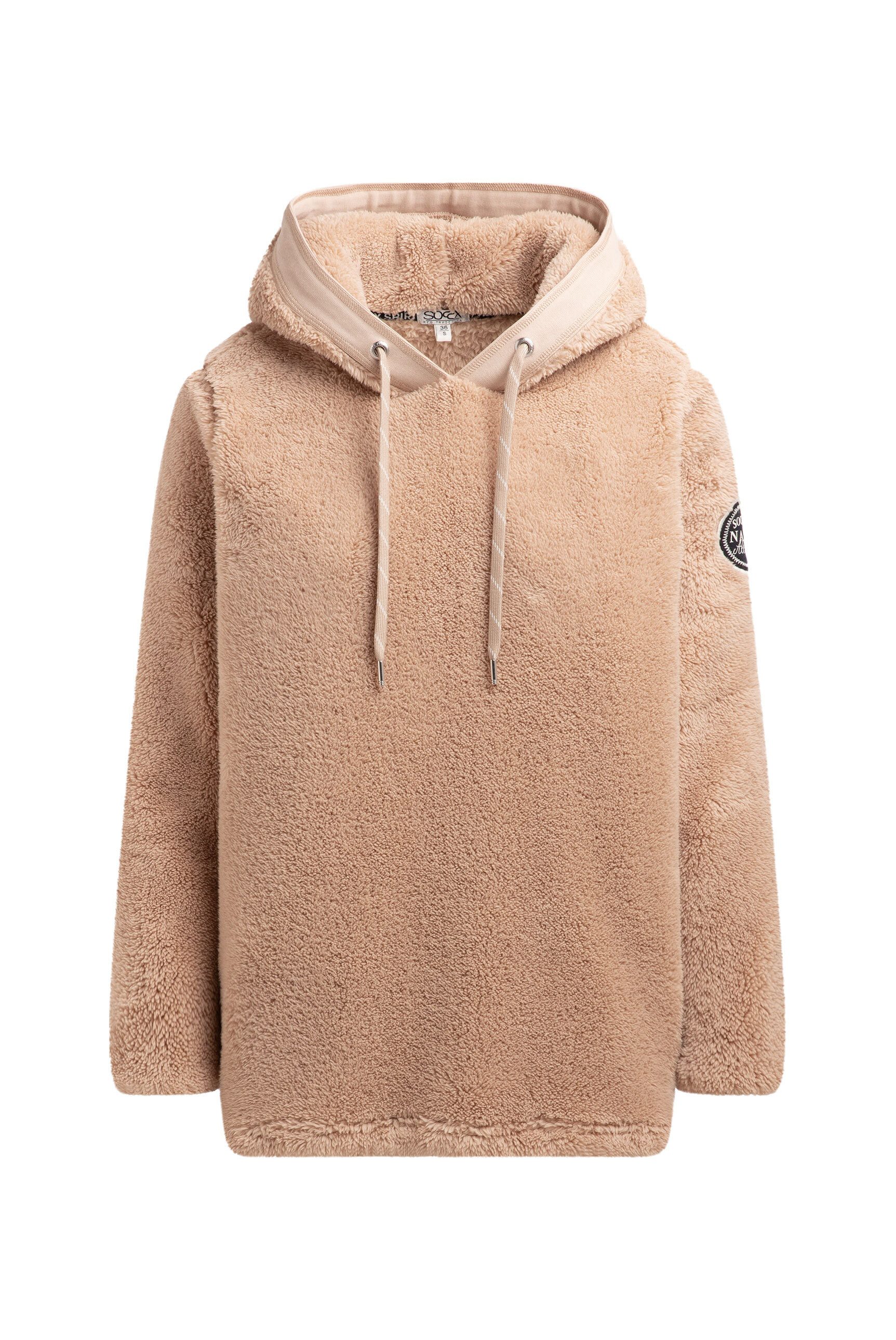 SOCCX Kapuzensweatshirt mit Seitenschlitze günstig online kaufen