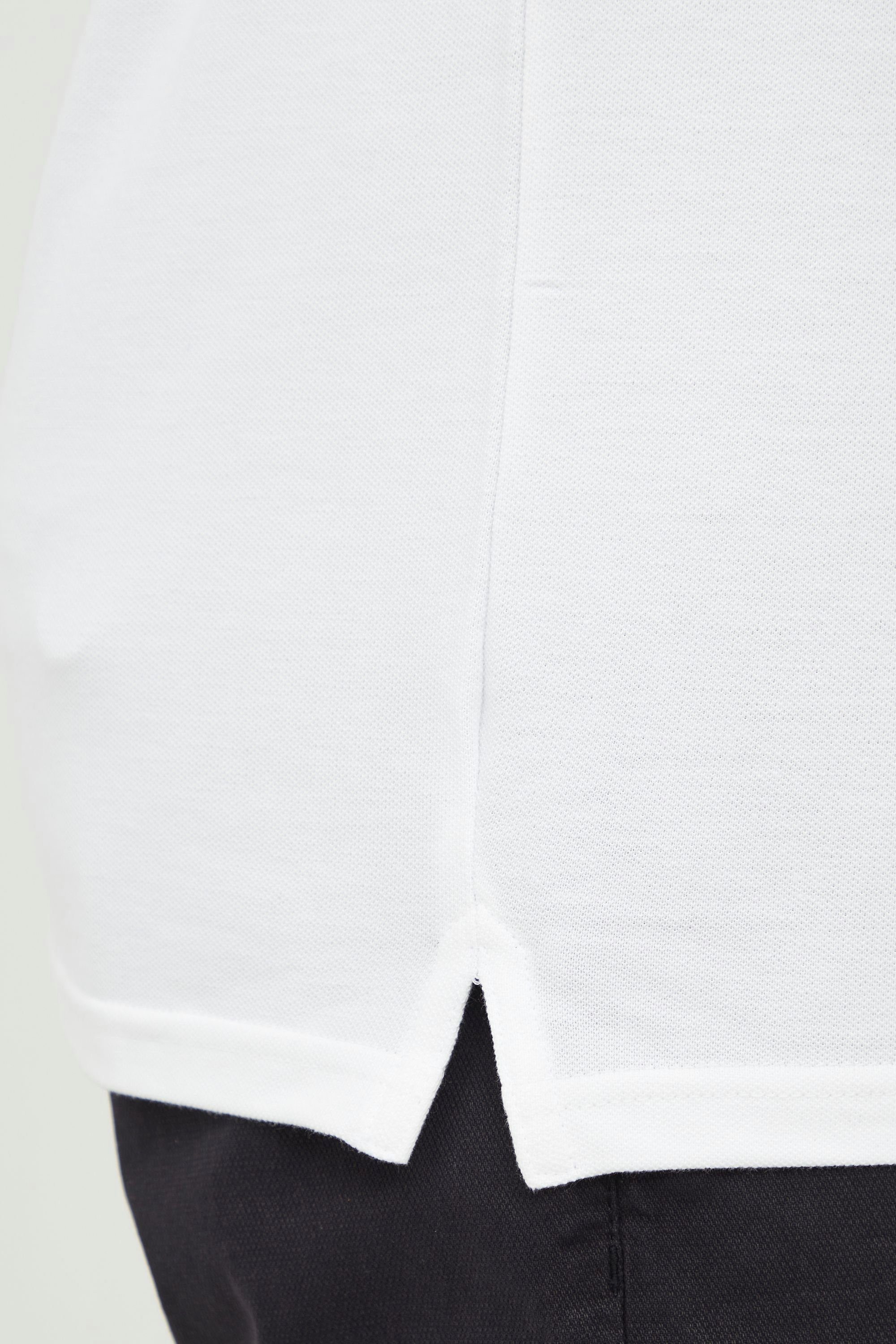 Poloshirt Off-White Poloshirt im klassischen IDRebbert (002) Schnitt Indicode