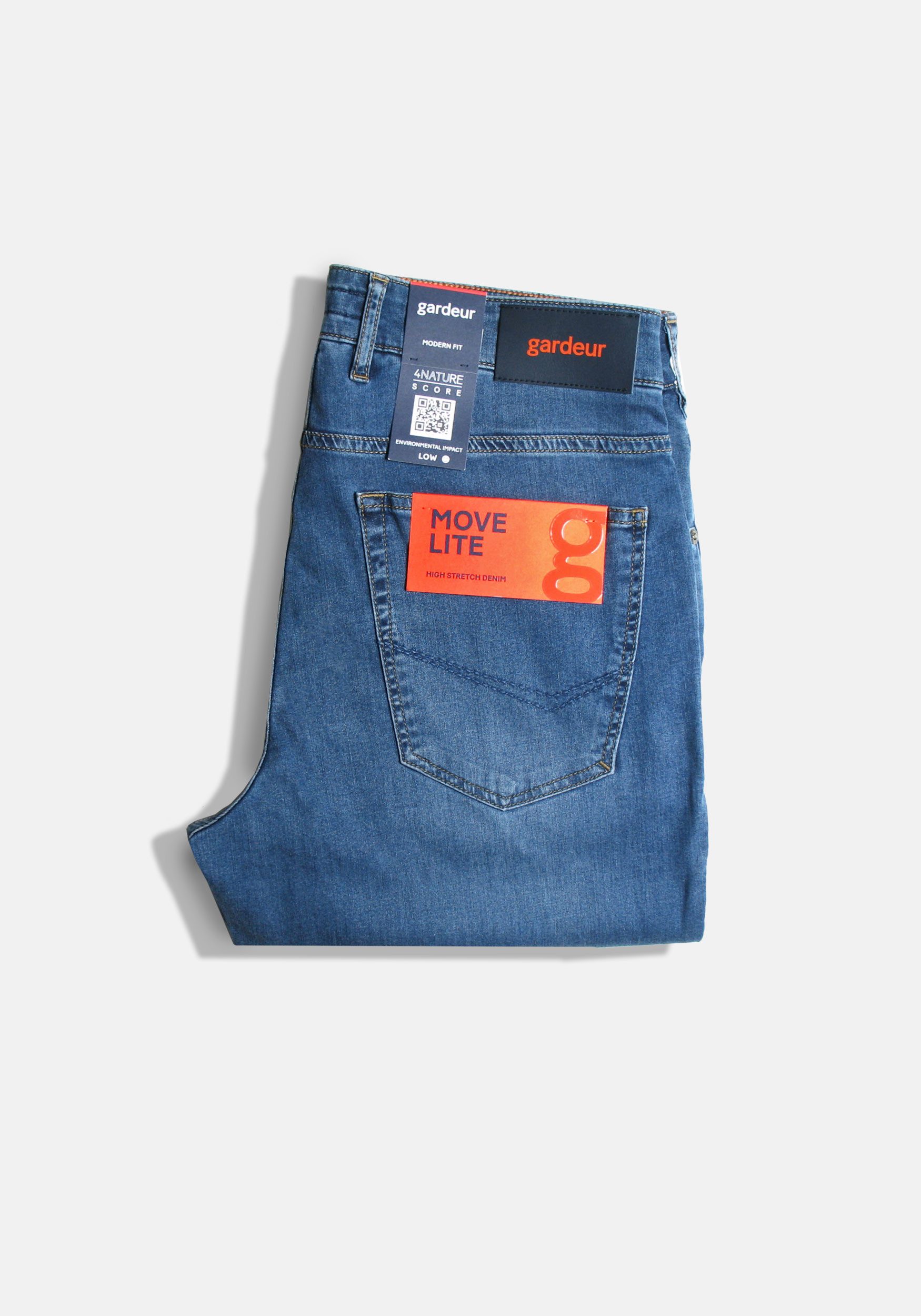 Atelier GARDEUR 5-Pocket-Jeans Herren Summer Denim - Move Lite