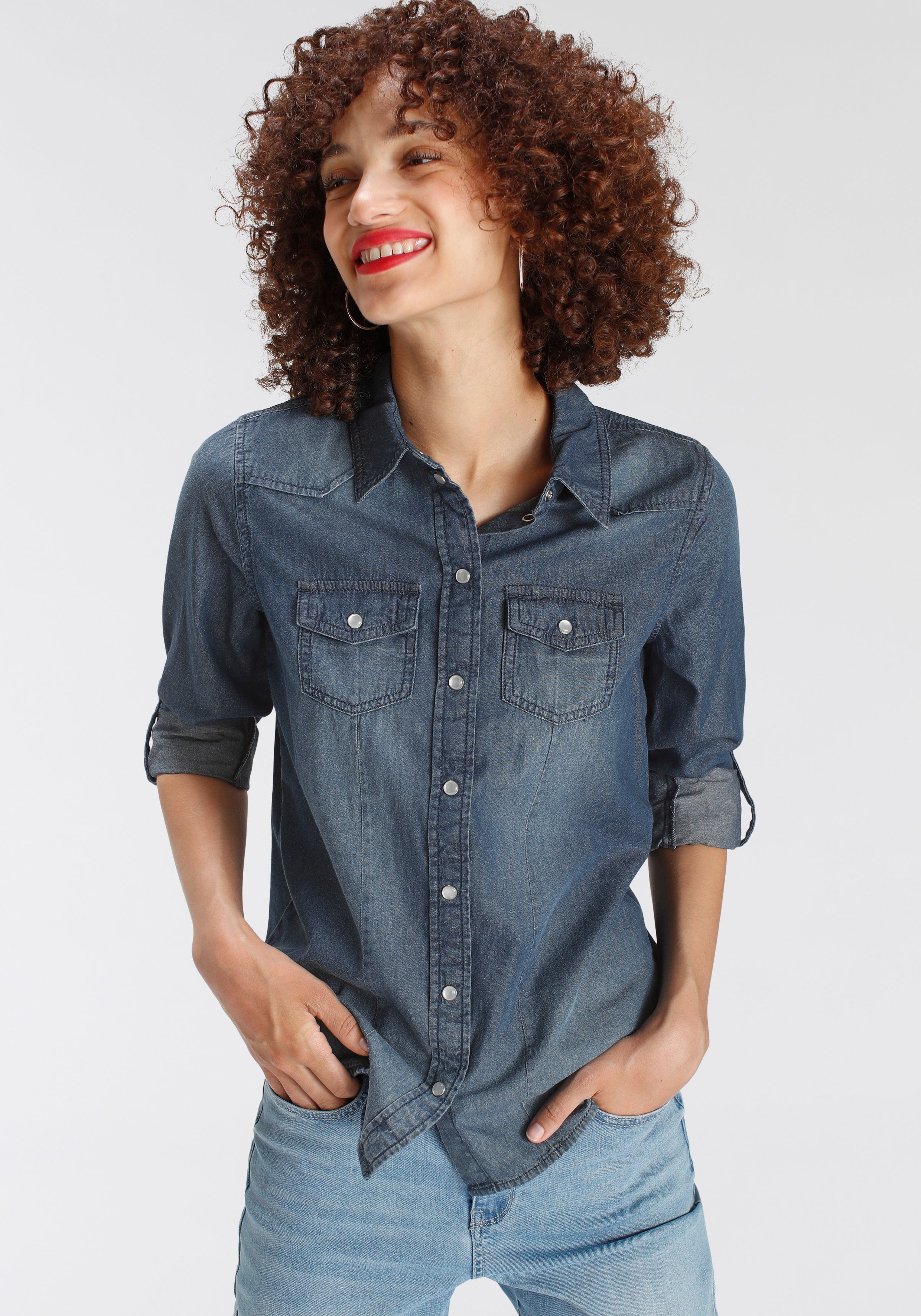 Jeansblusen für Damen online kaufen | OTTO