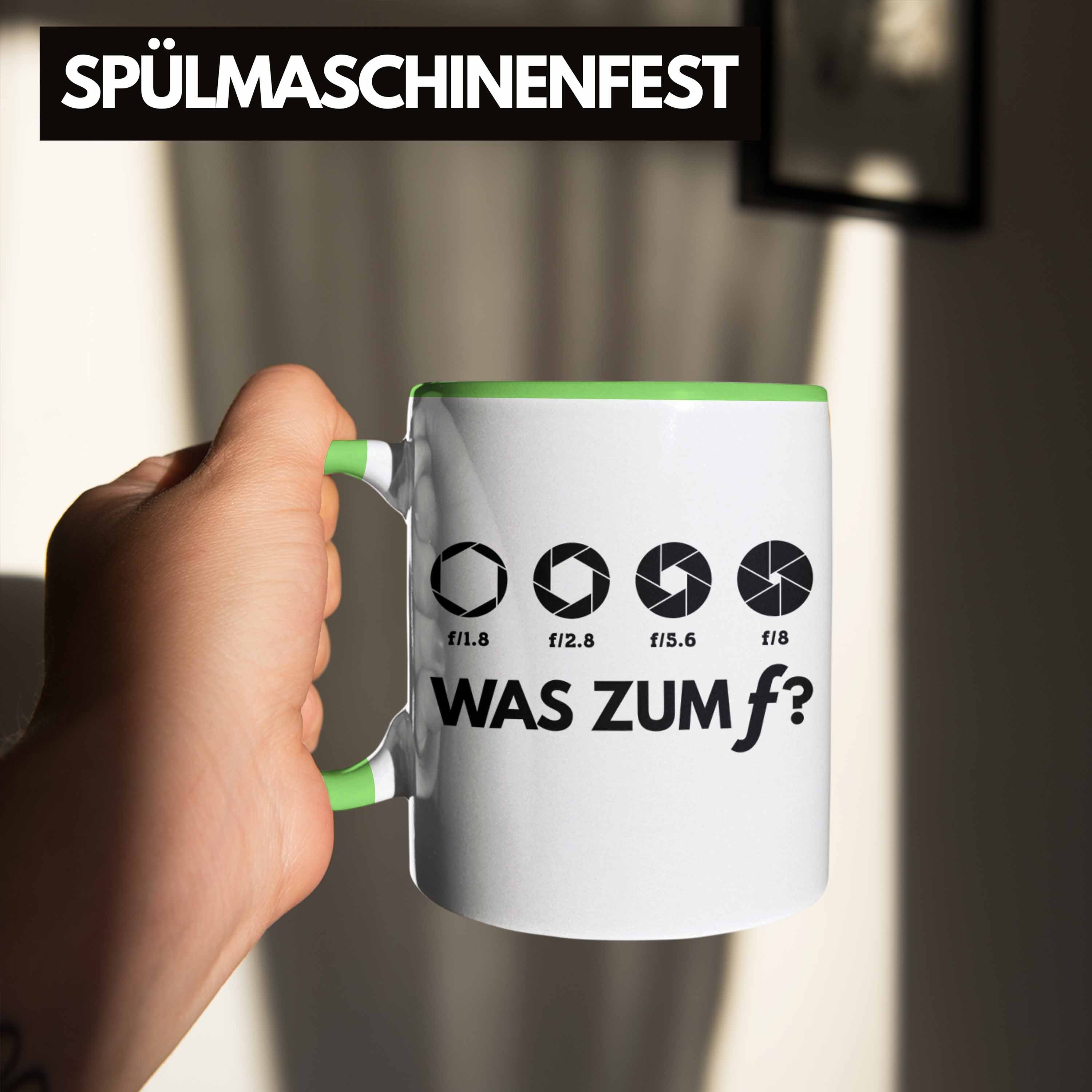 - Fotograph Trendation Tasse Trendation lustig Zubehör Geschenk Grün Geschenk Lustige Kaffeetasse Geschenkidee Tasse Witzig Fotografie Fotograf