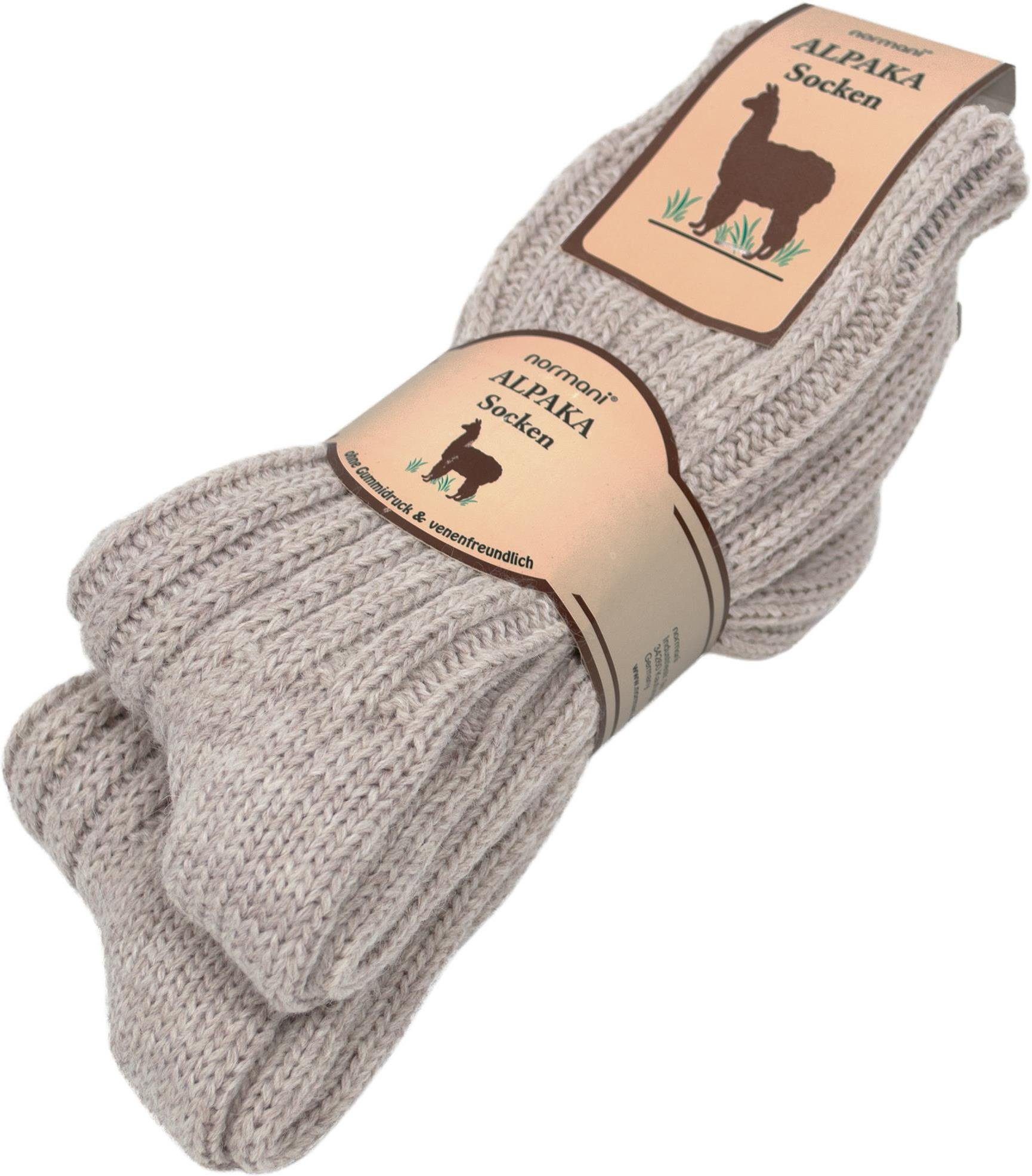 normani Thermosocken 2 Paar Alpaka-Socken (Set, 2 Paar) hochwertige Alpaka- günstig online kaufen