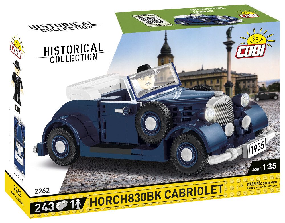 2262 1935 Horch 830 Cabriolet Bausatz 243 Teile Auto Spielbausteine