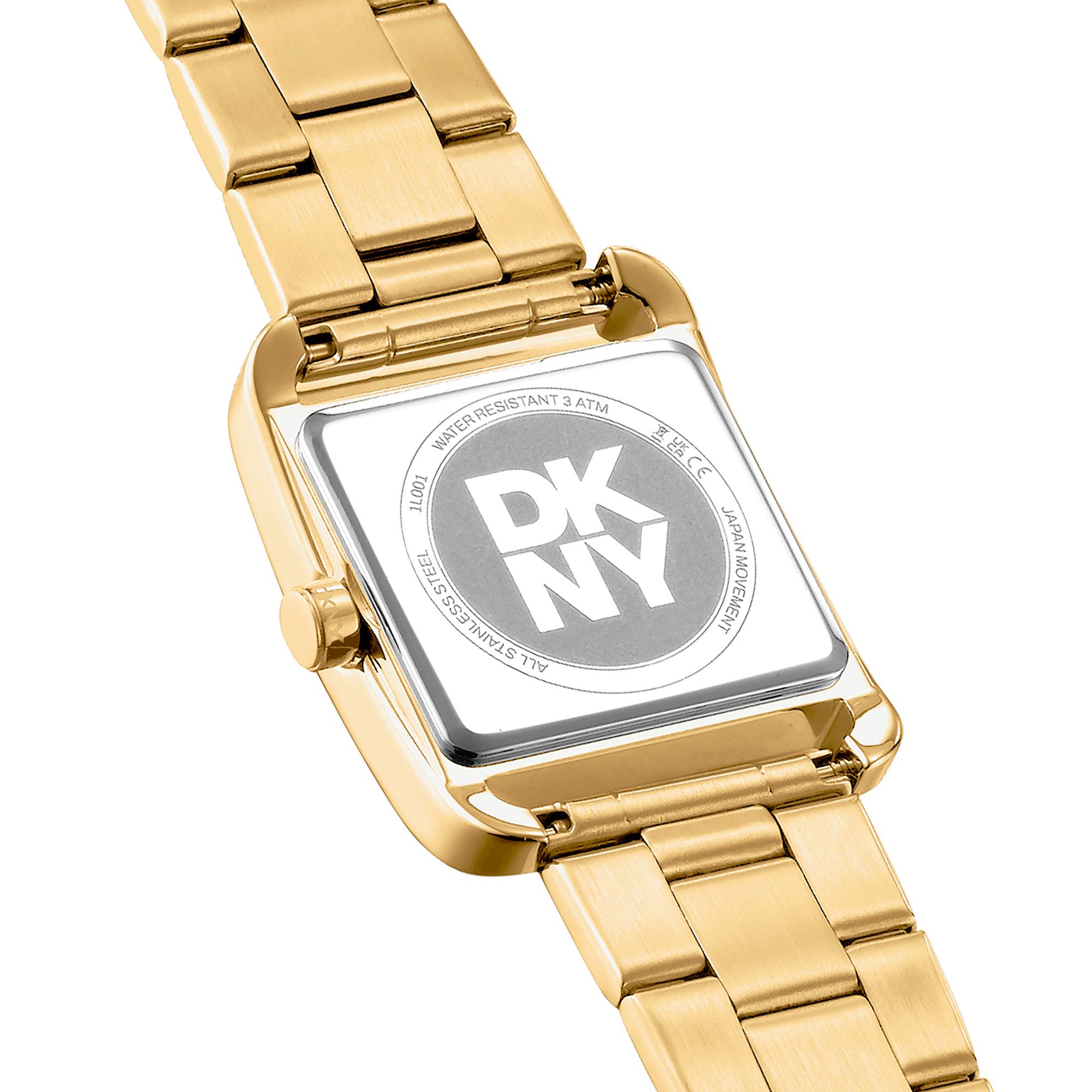 DKNY Quarzuhr City Maxi DK1L001M0045, Armbanduhr, Damenuhr, Edelstahlarmband, analog