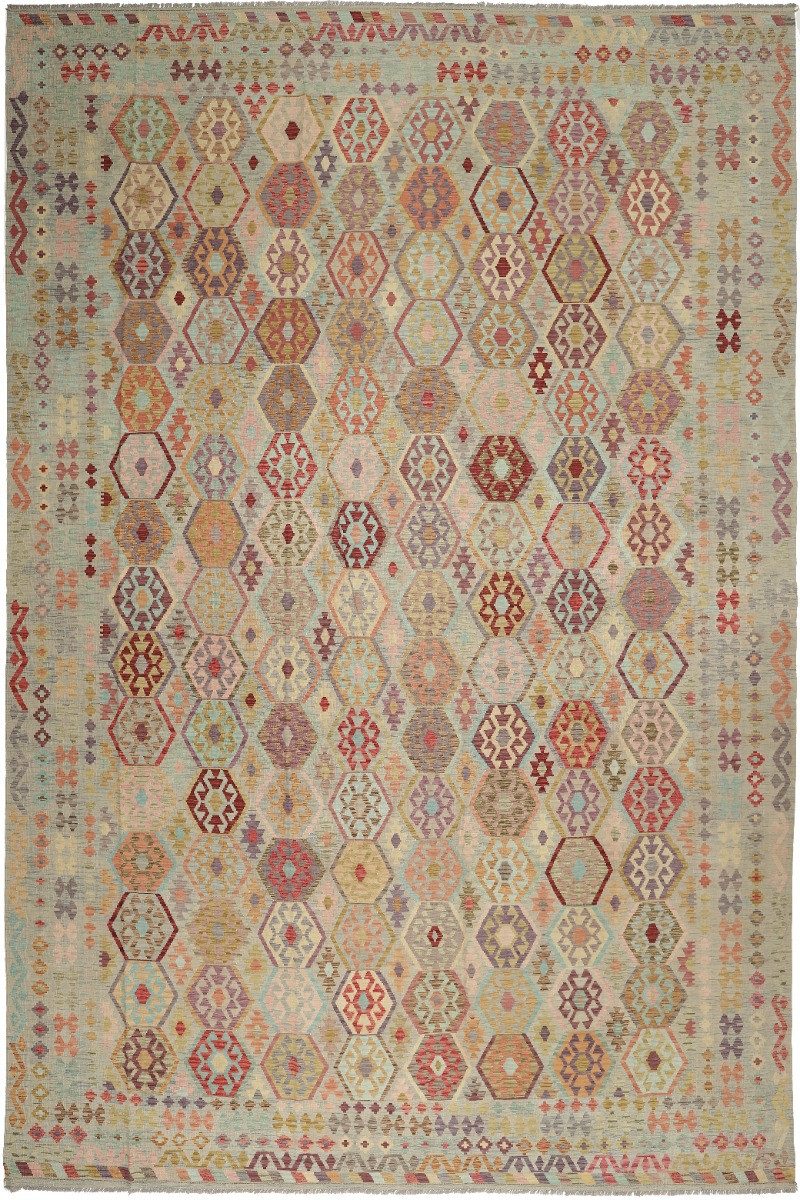 Carpet Avenue Teppich Kelim Afghan Royal 584x402, Rechteck, Höhe: 4 mm