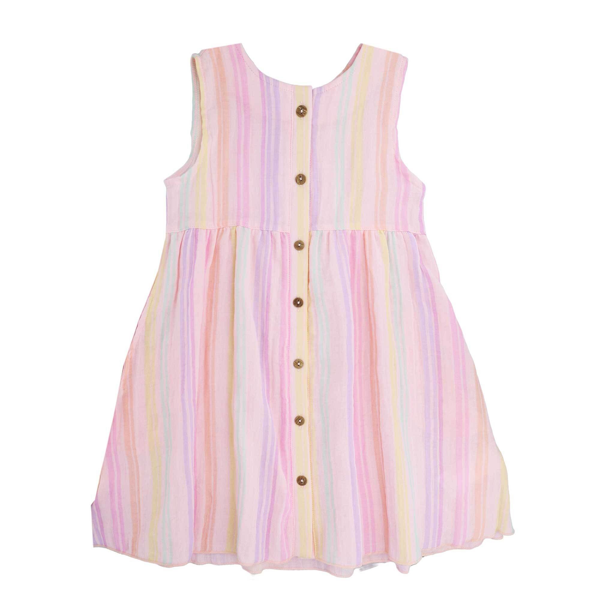 MAXIMO Sommerkleid GOTS MINI GIRL-Kleid Musselinstoff (1-tlg)