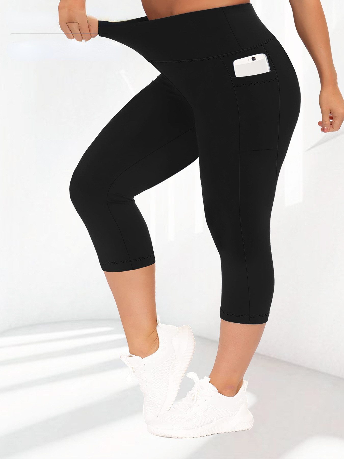 Blusmart Yogashorts Sporthose mit hoher Taille günstig online kaufen