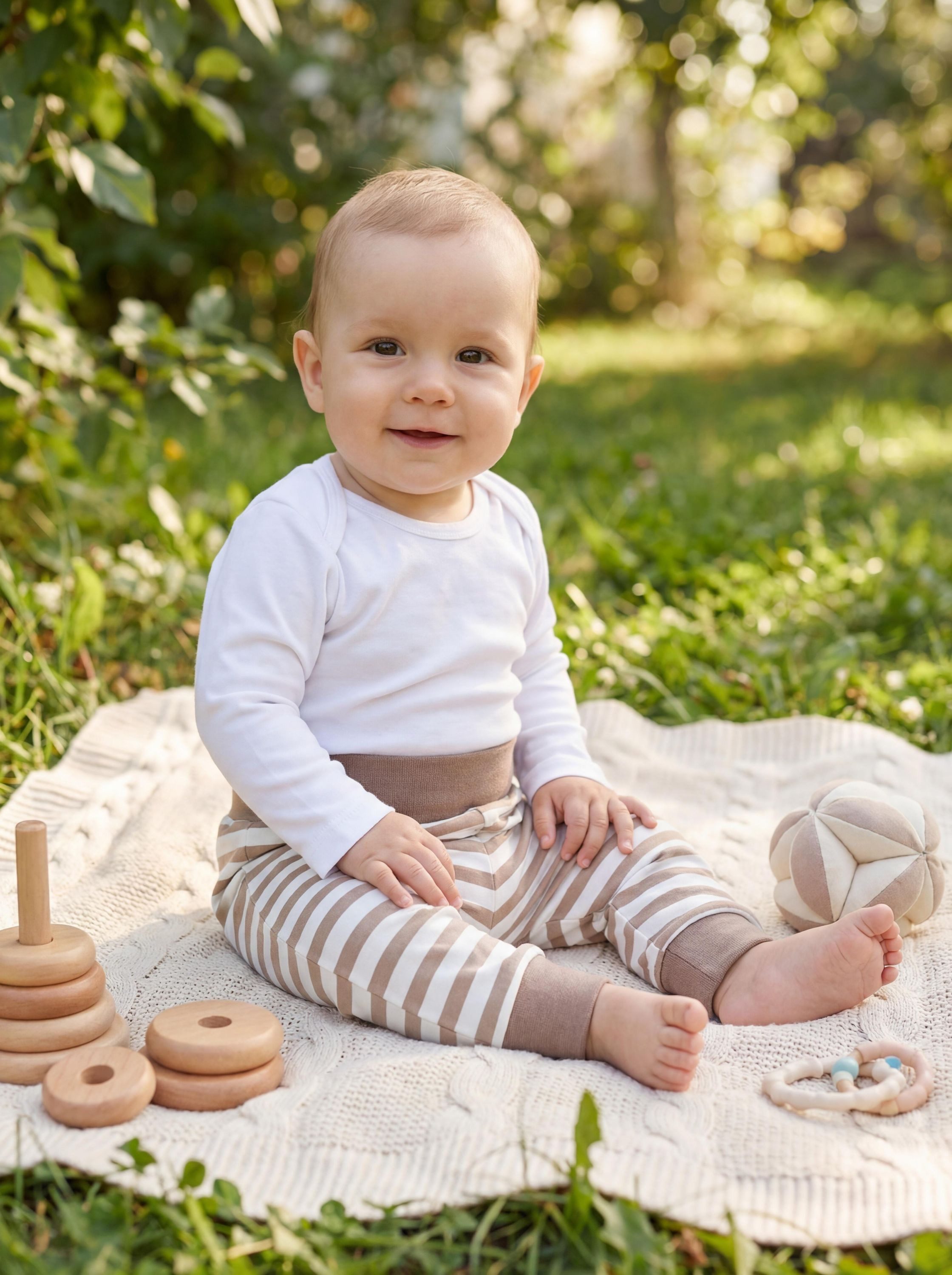 TupTam Pumphose Pumphose Baby 5er Pack Unisex – Bequeme Baby Hose aus Baumwolle