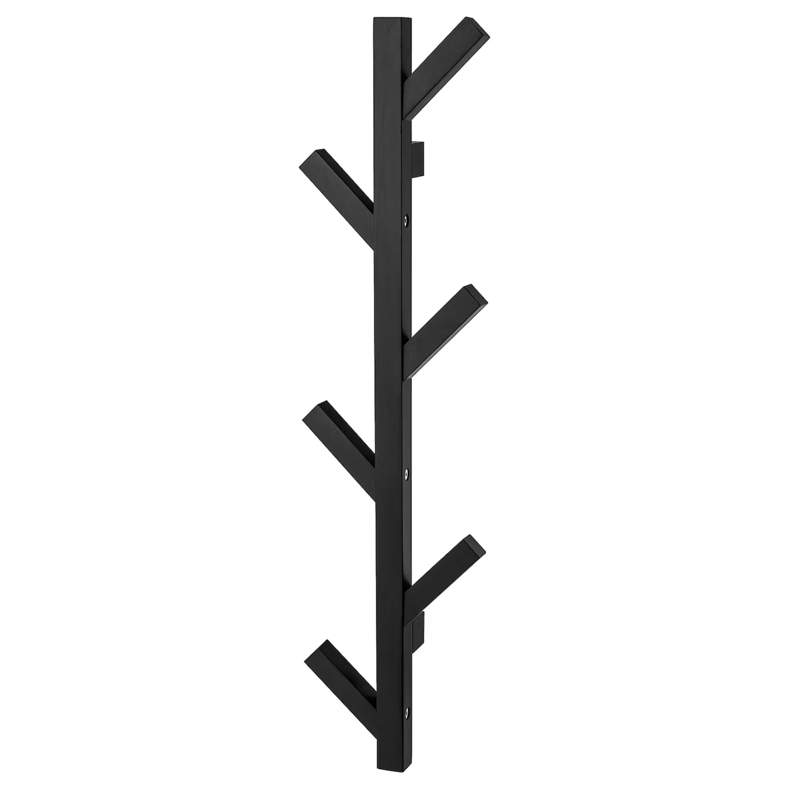 Sarcia.eu Hakenleiste TJUSIG Hakenleiste zur Wandmontage, schwarz, 78 cm