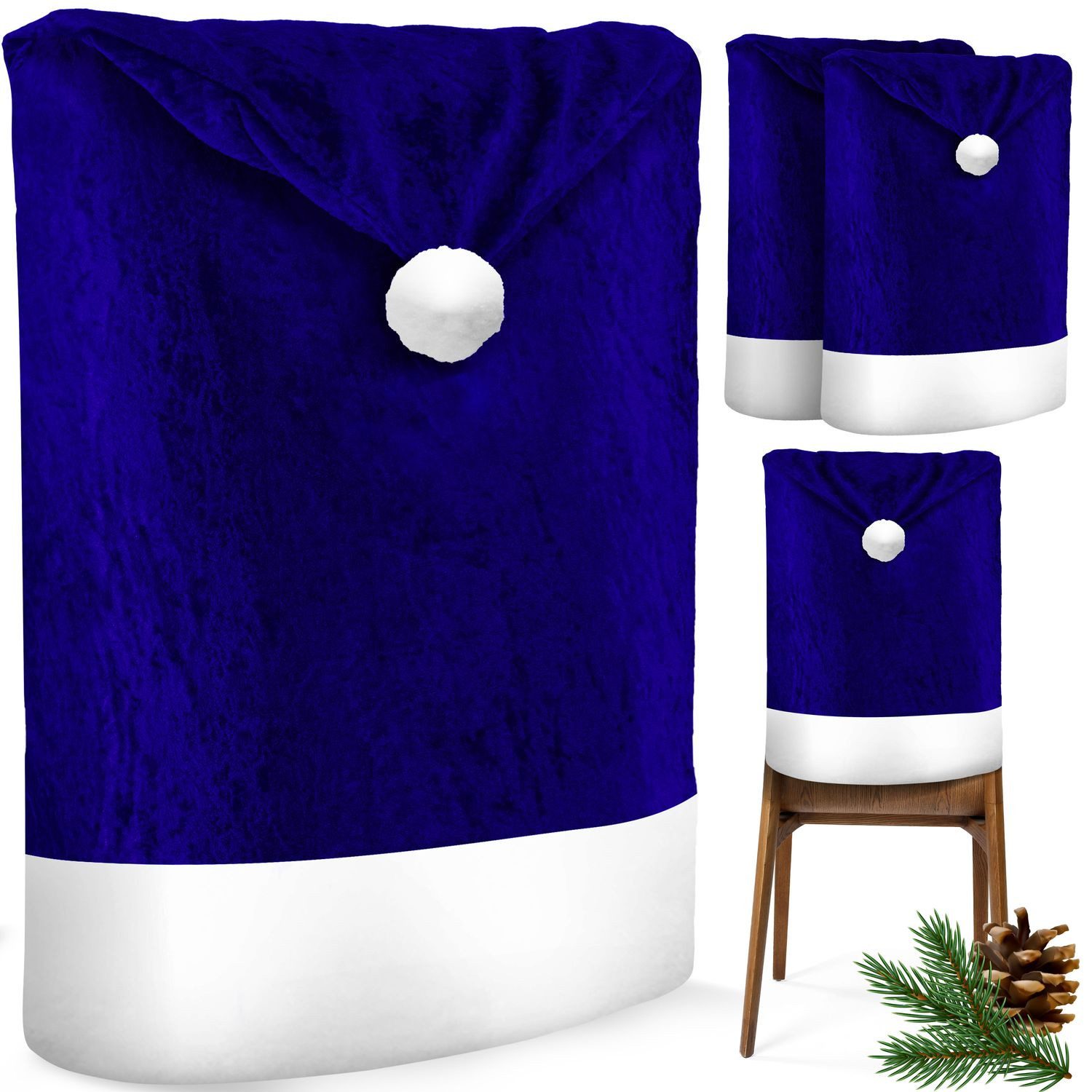 KESSER Weihnachtsfigur, Premium Weihnachtsstuhlüberzug Set Stuhlhussen günstig online kaufen