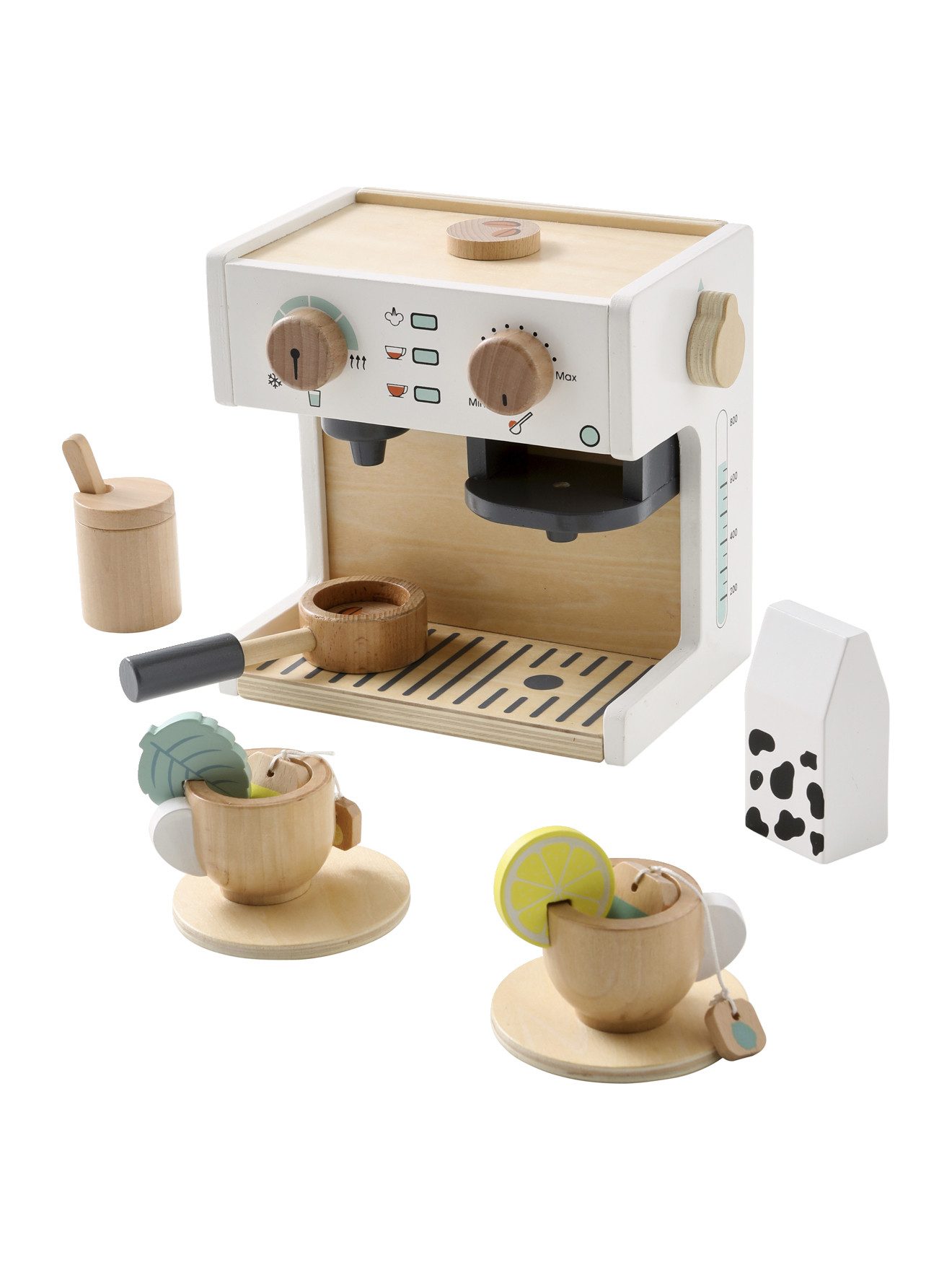 vertbaudet Spielküche Kinder Kaffee- und Teemaschine aus Holz FSC® Holz günstig online kaufen