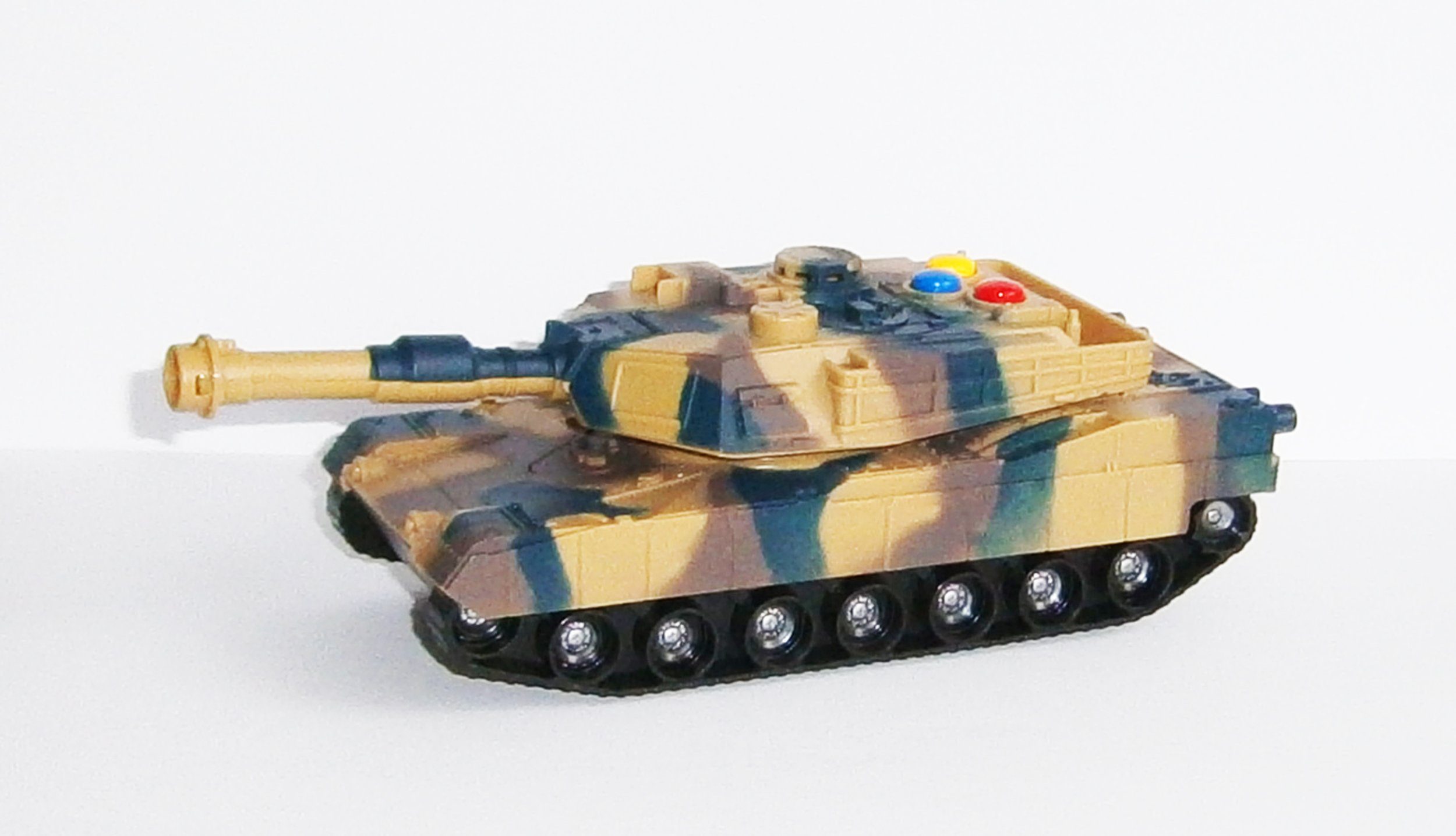 Sound Maschinengewehr und Soldat Friktionsantrieb Spielzeug Panzer mit Licht 