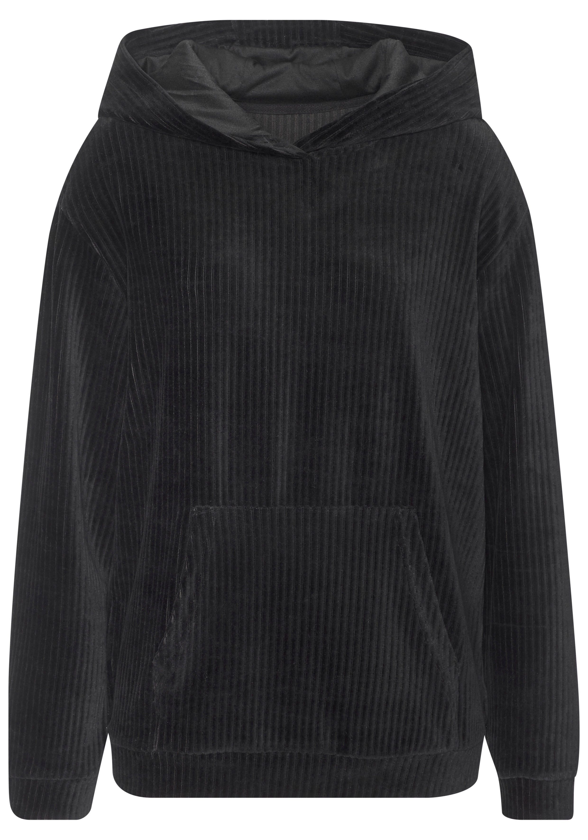 Buffalo Kapuzenpullover mit weicher Cord-Struktur. Reduzierter Preis € 59,99. Unverbindliche Preisempfehlung € 69,99