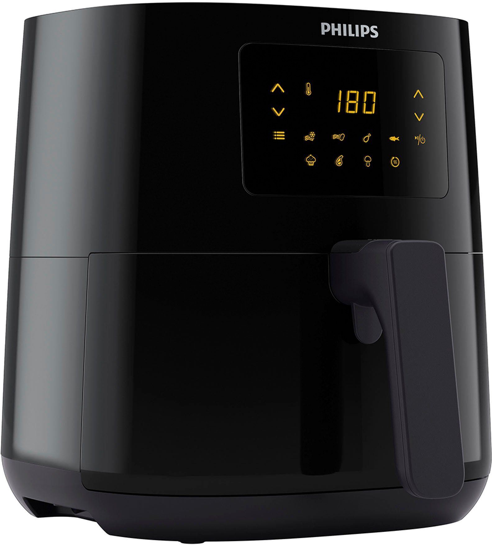 Philips Heißluftfritteuse Airfryer L HD9252/90, 4,1 l, 1400 W, mit 7 Voreinstellungen und Warmhaltefunktion, digitales Display