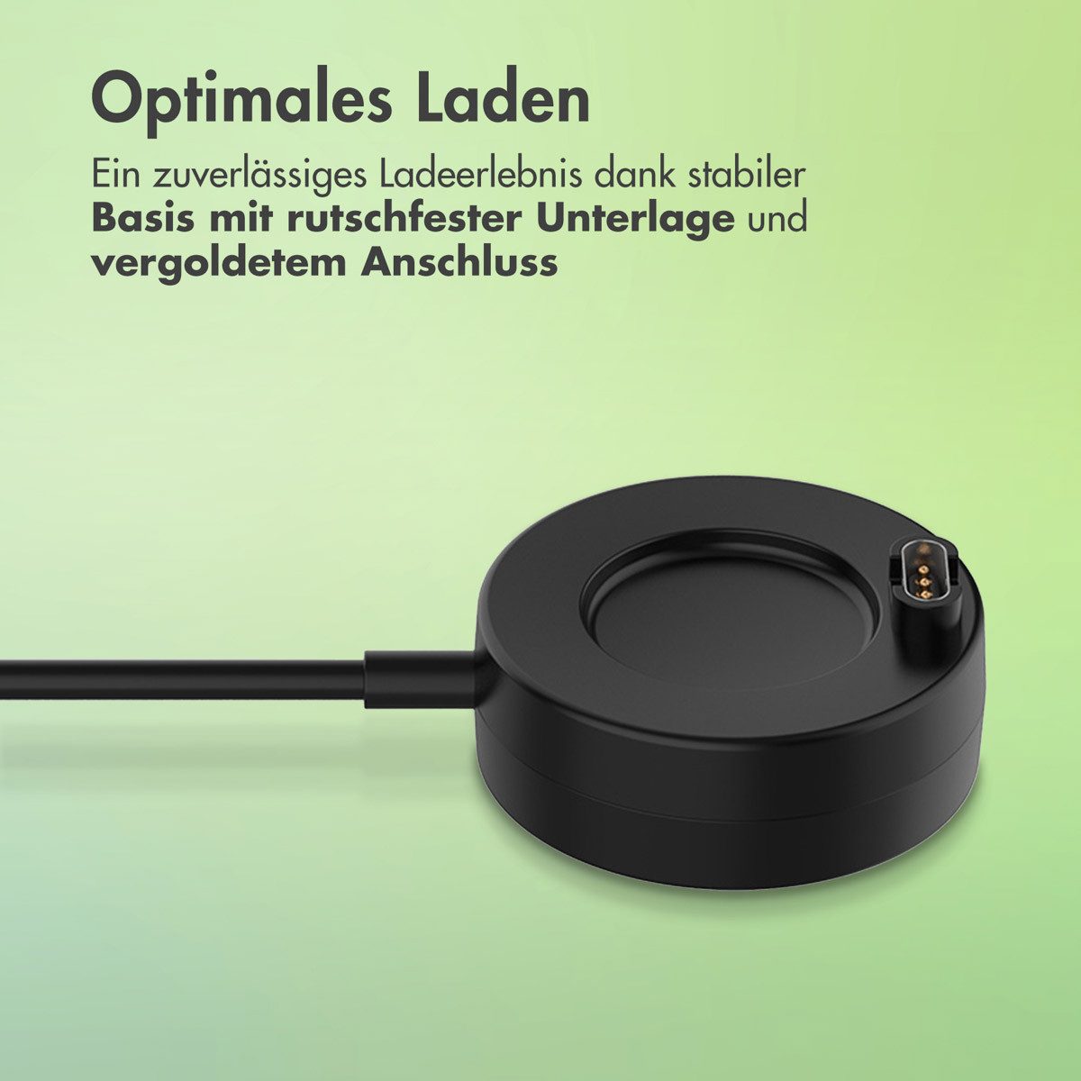 imoshion imoshion Ladestation für die Garmin Smartwatch, USB-A-Ladekabel - 2 M Smartwatch-Ladekabel