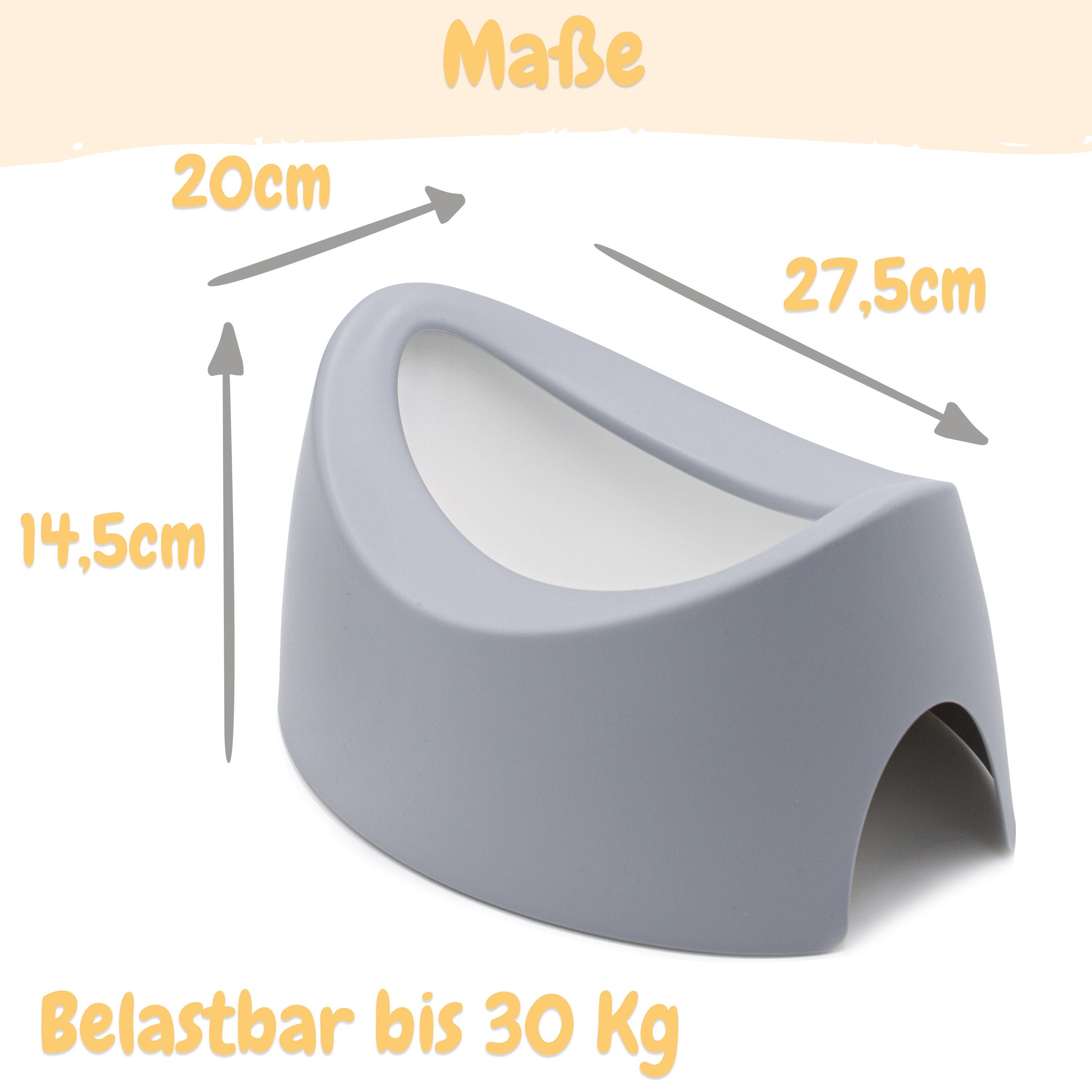 Babykajo Töpfchen, (Komponenten, 2-tlg), Kindertoilette, Babytopf für das Toiletten-Training