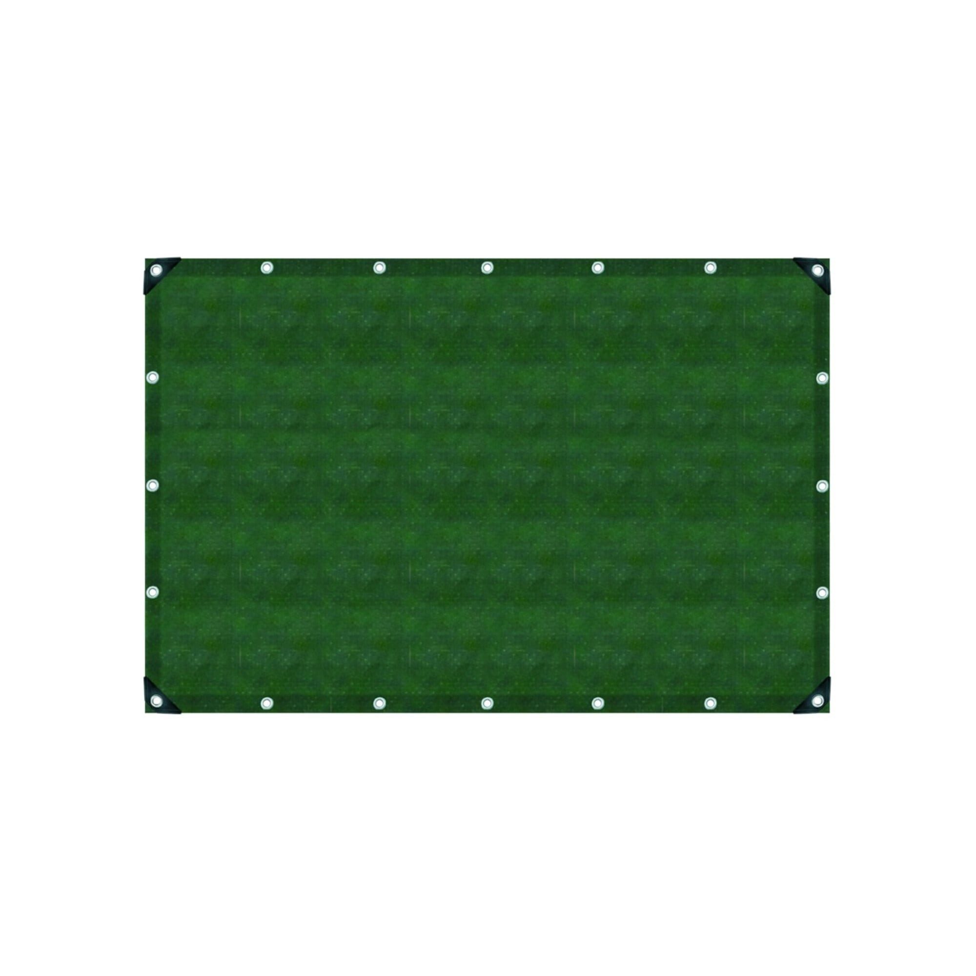 Jäger Direkt Malervlies Gewebeplane oliv 2x3m UV-stabilis. Ösen 50 cm