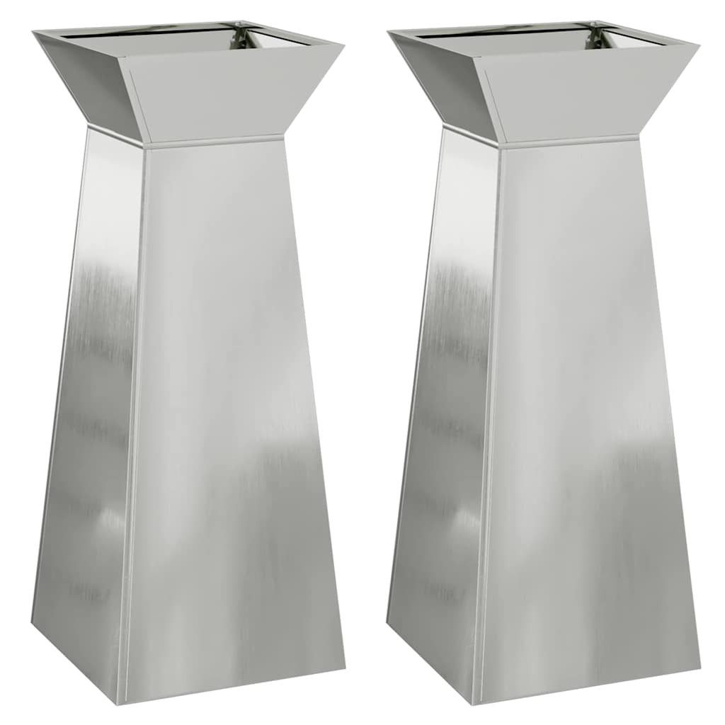 vidaXL Blumentopf Säulen Pflanzer 2 pcs günstig online kaufen