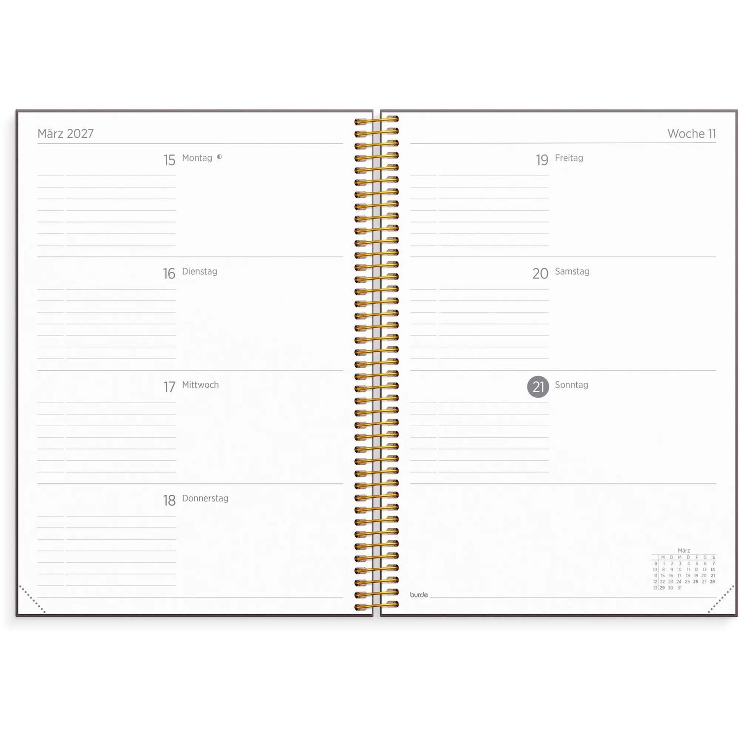 Jahresplaner Organizer & Notes A5 Cottage Dreams 26/27 17M