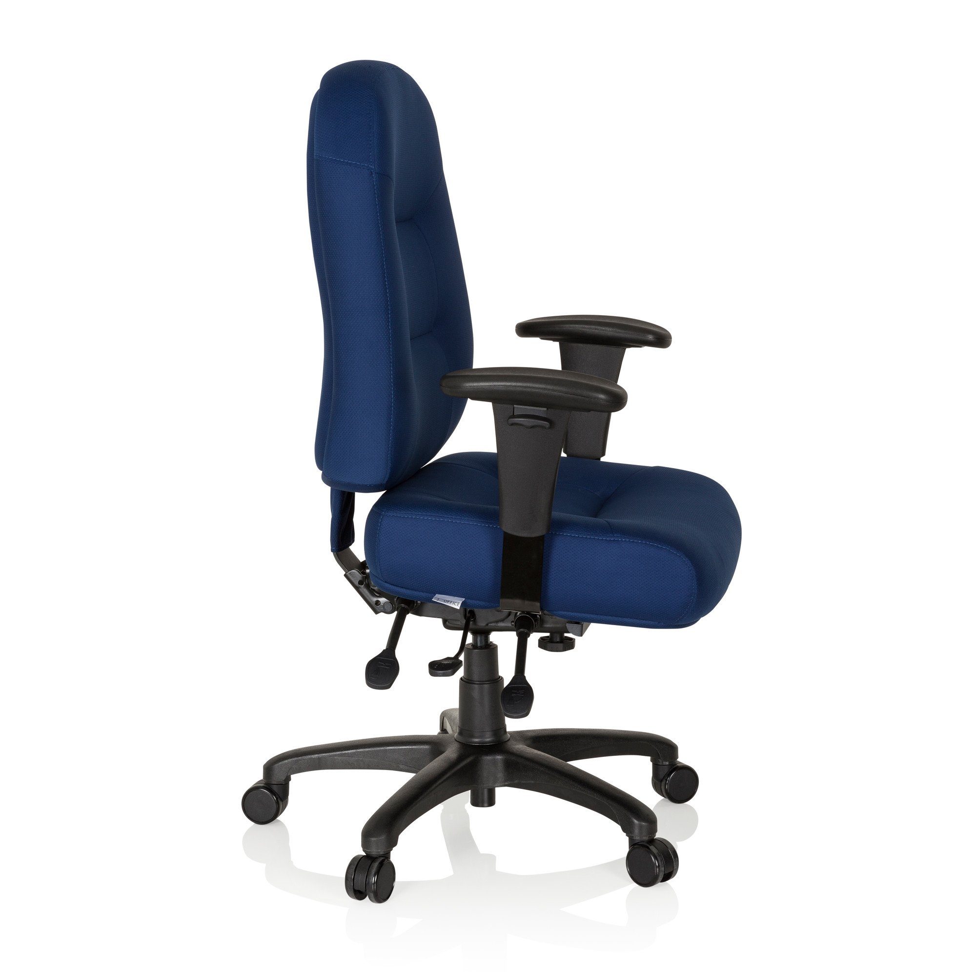 hjh OFFICE Blau XXL ergonomisch Profi (1 Drehstuhl ZENIT Stoff Bürostuhl Schreibtischstuhl St)