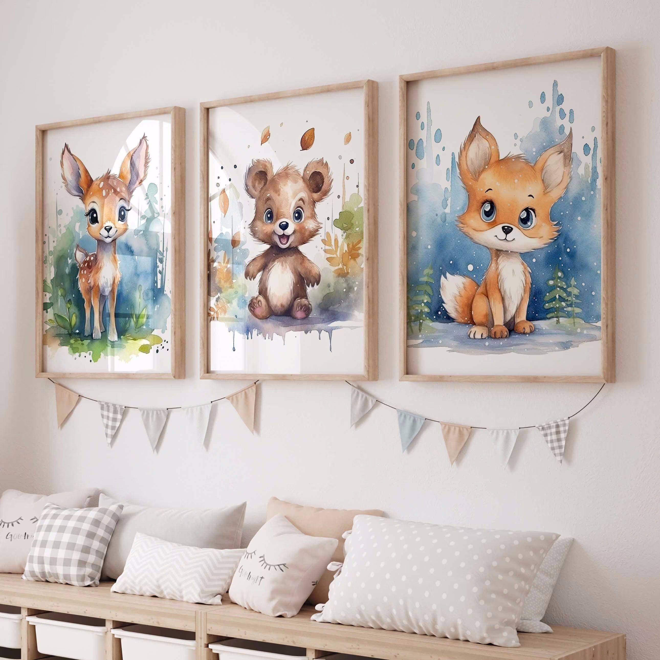 Poster Baby Waldtiere 3er Set P796