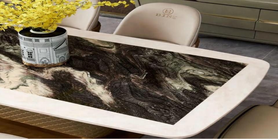 JVmoebel Stuhl Moderner Polsterstuhl aus Leder für Esszimmer und Wohnzimmer, Made in Europa