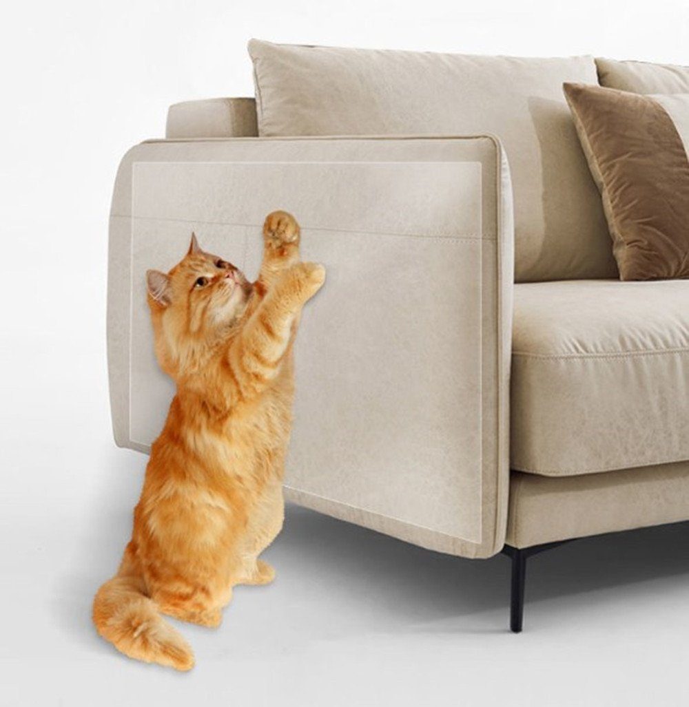 2er Set Selbstklebende Kratzmatten Für Katzen – Möbelschutz, Individuell Zuschneidbar, 40x100 Cm