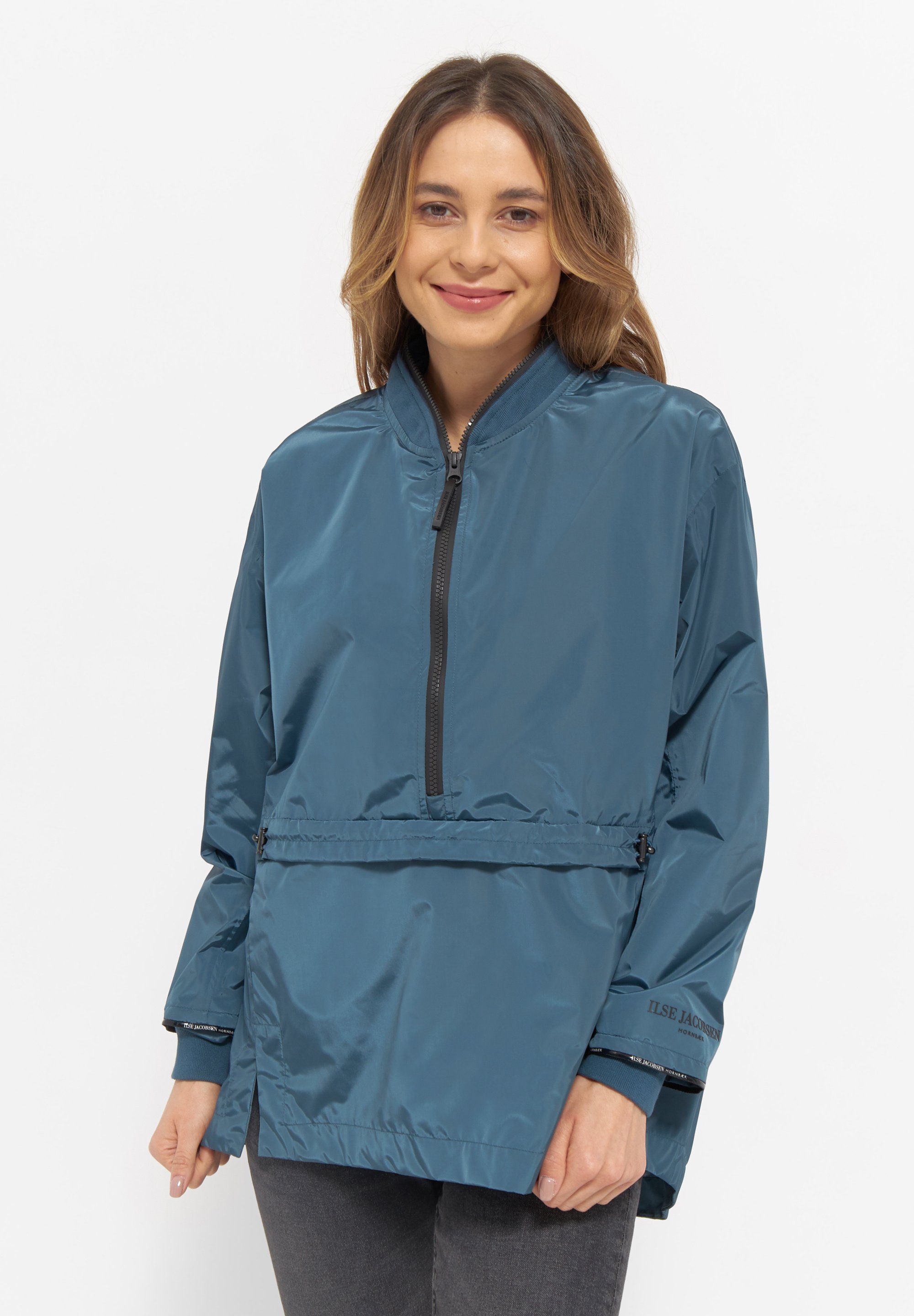 Ilse Jacobsen Regenjacke RAIN167 Softshell, 2 Wege Reißverschluss, atmungsaktiv, Stehkragen orion blue