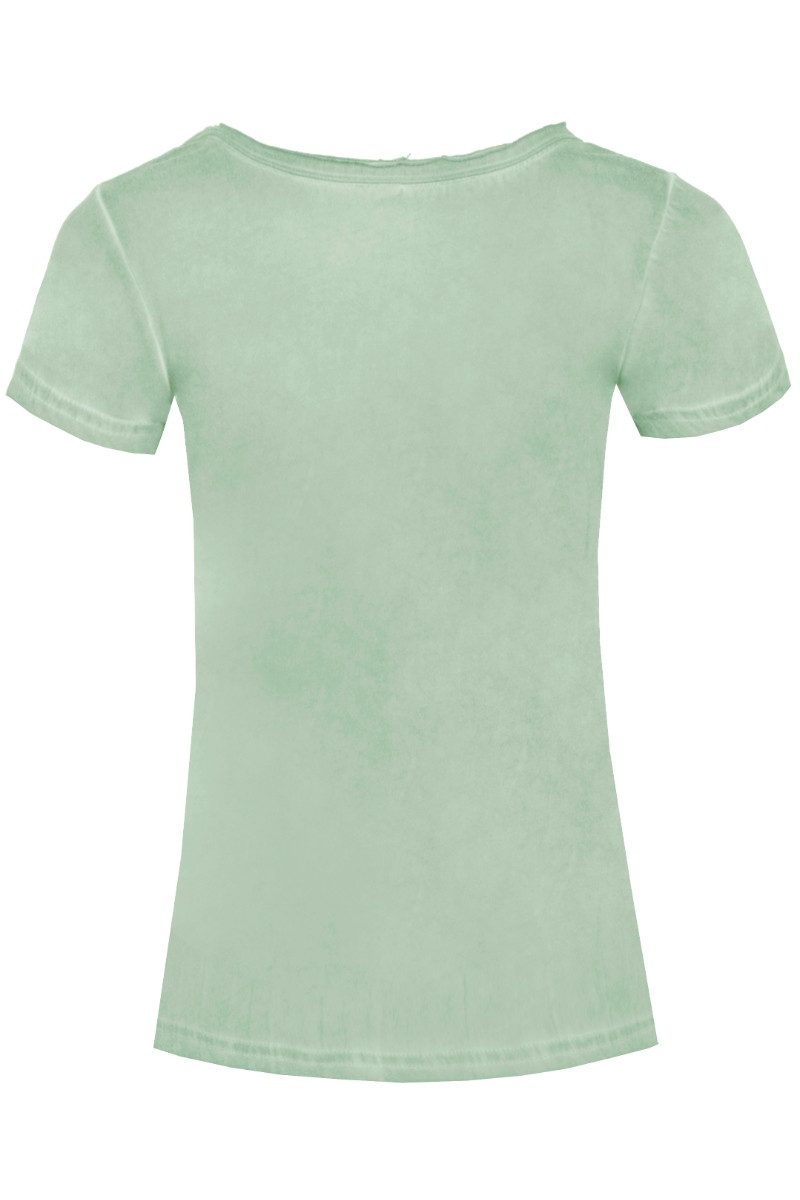 MarJo Trachtenshirt Trachtenshirt Damen - GISELA - altrosa, salbeigrün günstig online kaufen