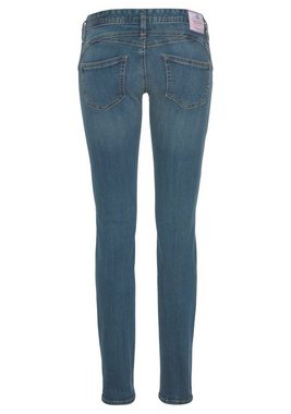 Herrlicher Slim-fit-Jeans GINA SLIM POWERSTRETCH mit seitlichem Keileinsatz