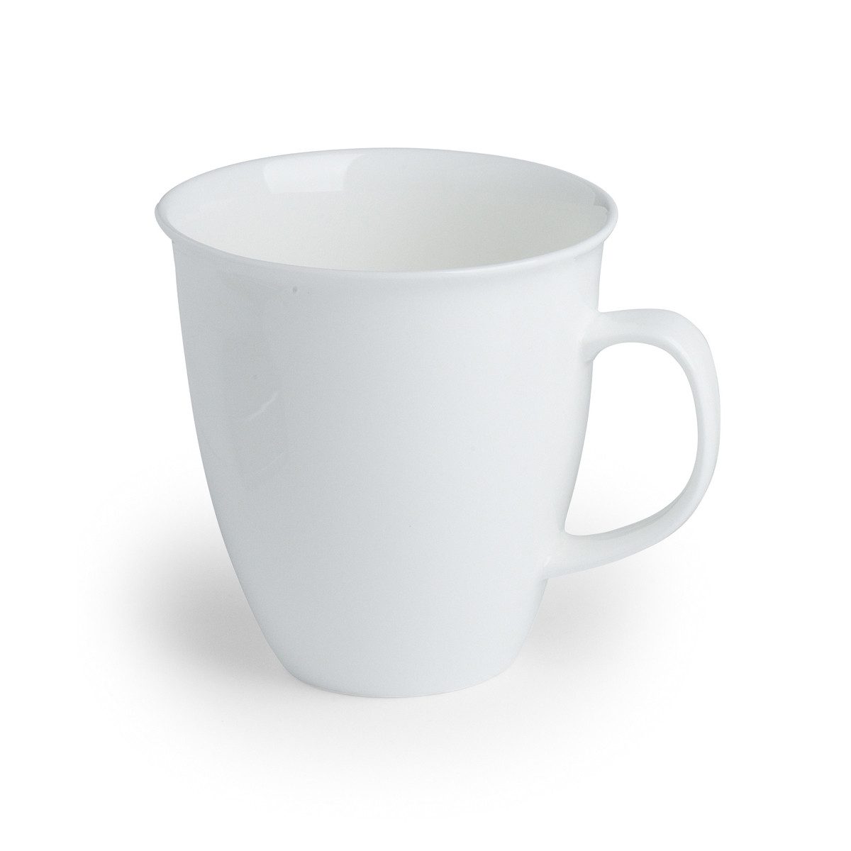 TeaLogic Tasse Melbourne 0,35 L Fine Bone China Porzellan weiß