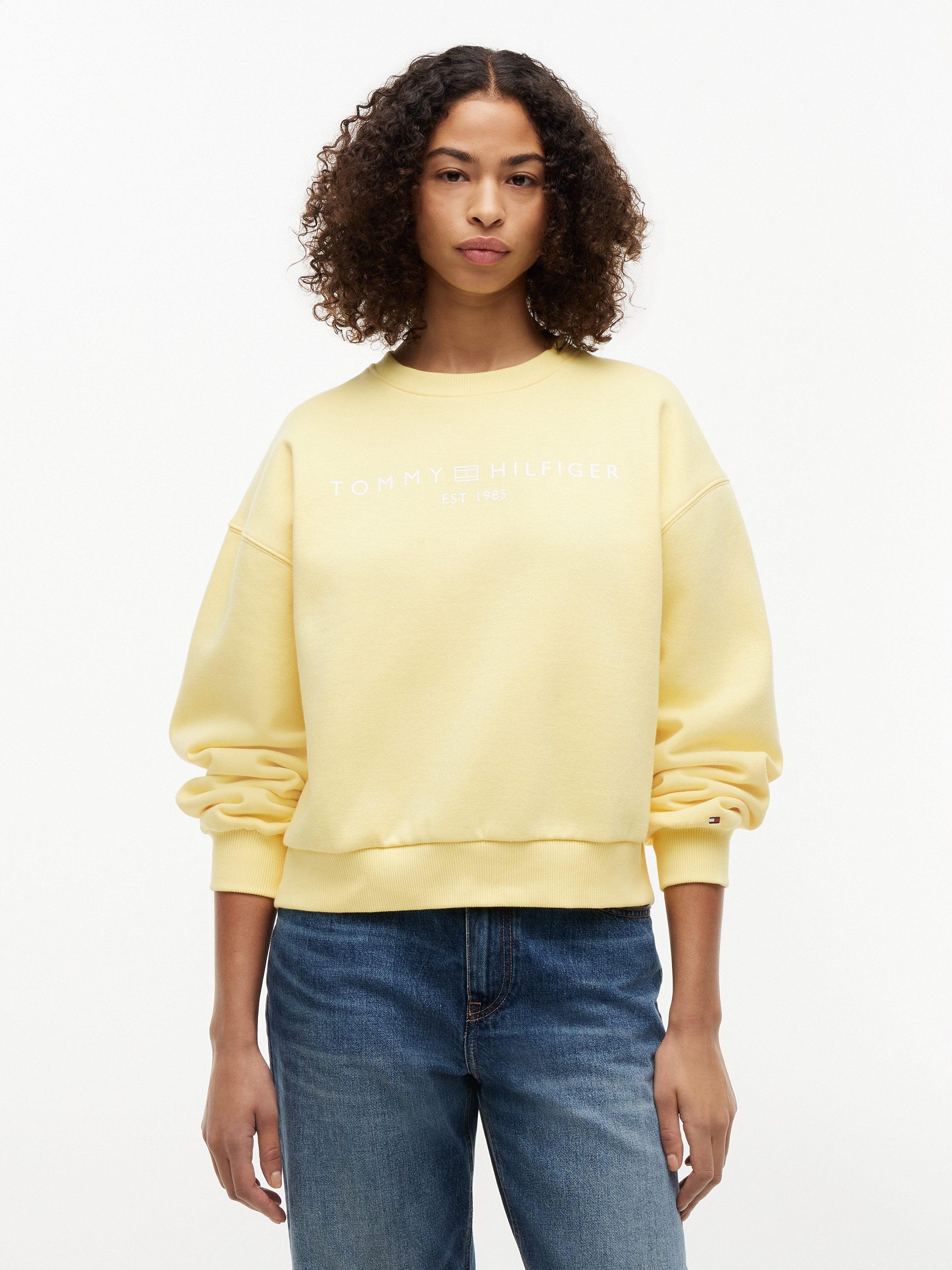 Tommy Hilfiger Sweatshirt EXT CORP LOGO Baumwollmischung
