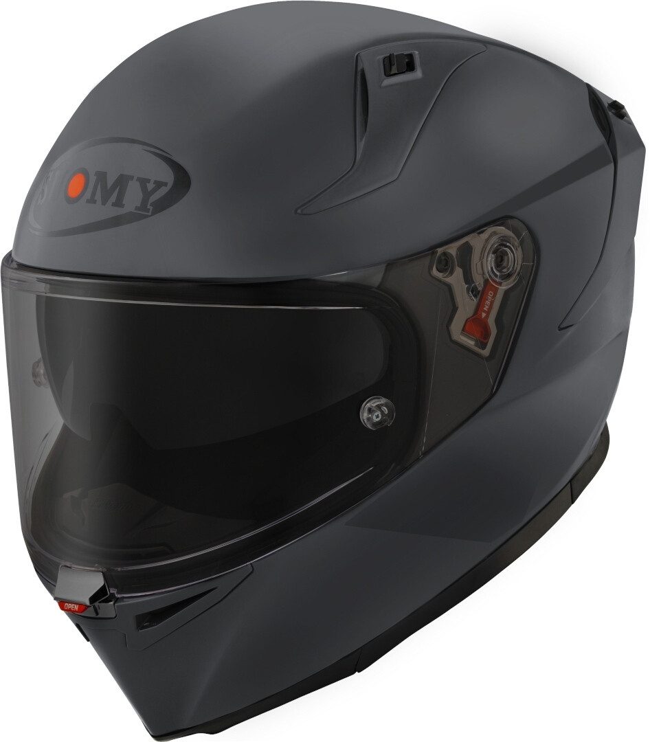 Suomy Motorradhelm Speedstar 2 Plain Helm, Notfallsystem-Polsterung (EQRS),integriertes Sonnenvisier