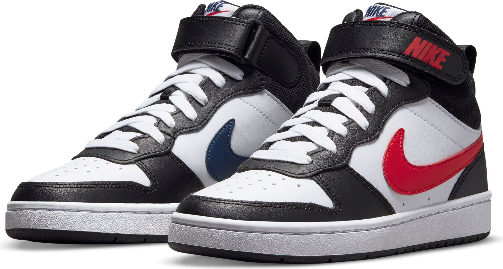 Nike Sportswear COURT BOROUGH MID 2 BG Sneaker Design auf den Spuren des Air Force 1, für Kinder & Jugendliche