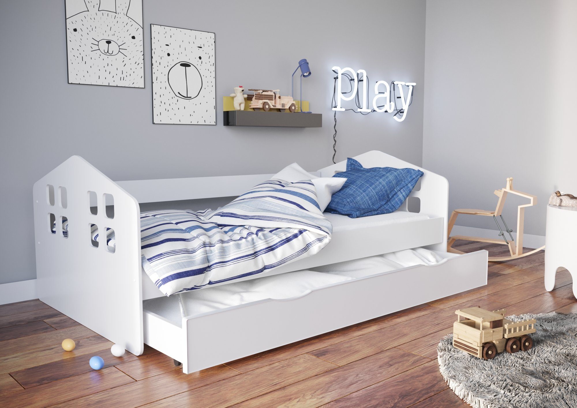 Bjird Kinderbett Kasper 140x80, 160x80, 180x80 günstig online kaufen