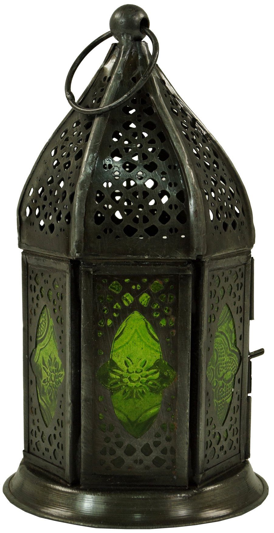 Guru-Shop Laterne Orientalische Metall/Glas Laterne in..