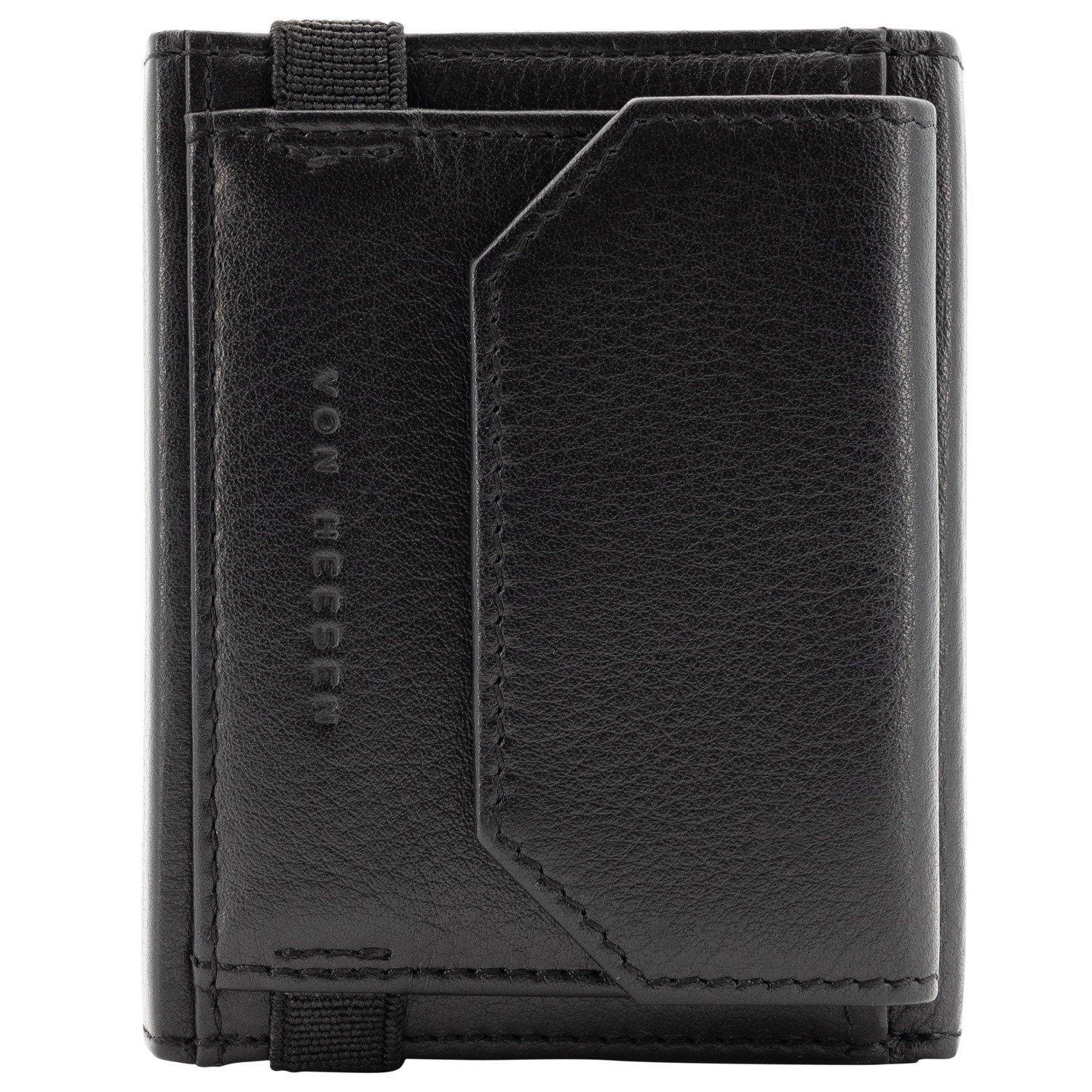 Portemonnaie Geschenkbox Geldbeutel (braun) inkl. Slim Wallet RFID-Schutz 5 mit Whizz Geldbörse & Wallet VON XL-Münzfach, Kartenfächer Leder Schwarz & HEESEN